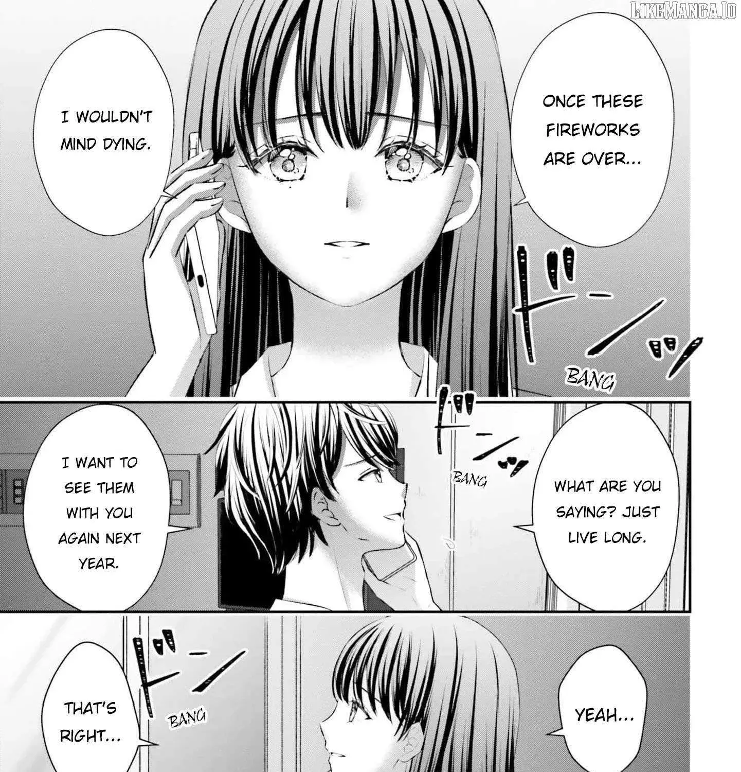 Yomei Ichinen to Senkokusareta Boku ga, Yomei Hantoshi no Kimi to Deatta Hanashi - Chapter 6 - Page 63