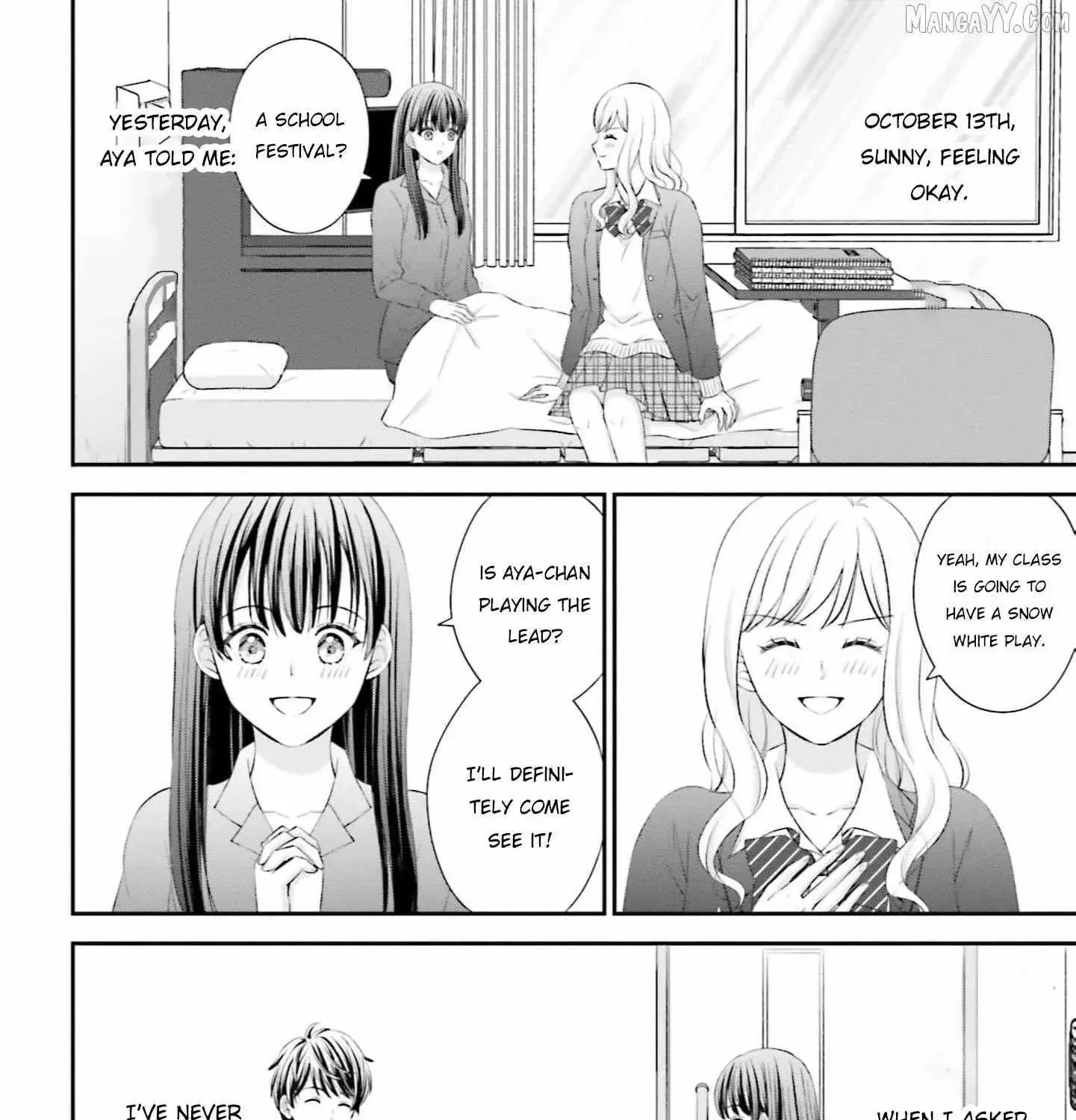 Yomei Ichinen to Senkokusareta Boku ga, Yomei Hantoshi no Kimi to Deatta Hanashi - Chapter 11 - Page 47