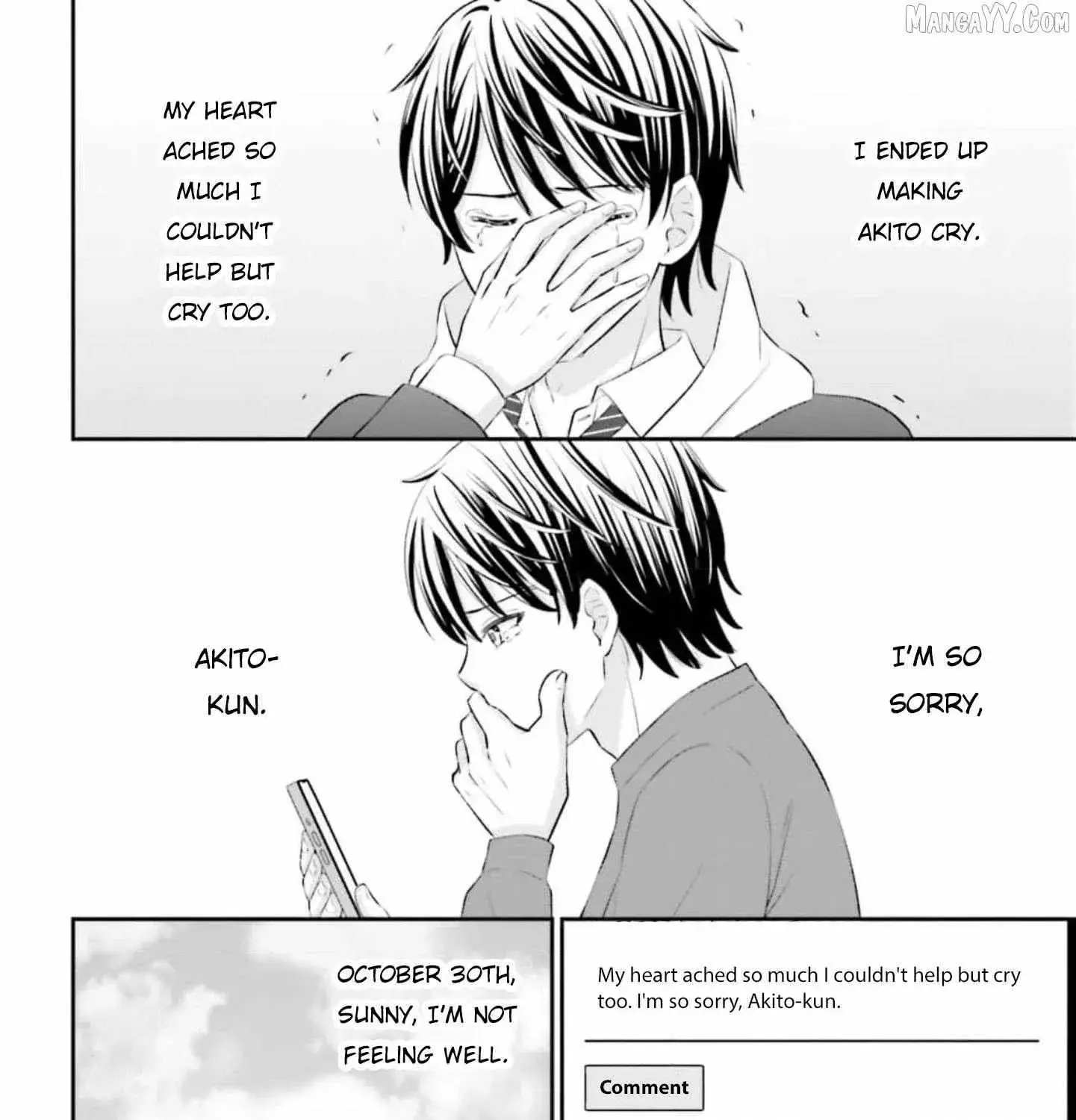 Yomei Ichinen to Senkokusareta Boku ga, Yomei Hantoshi no Kimi to Deatta Hanashi - Chapter 11 - Page 55