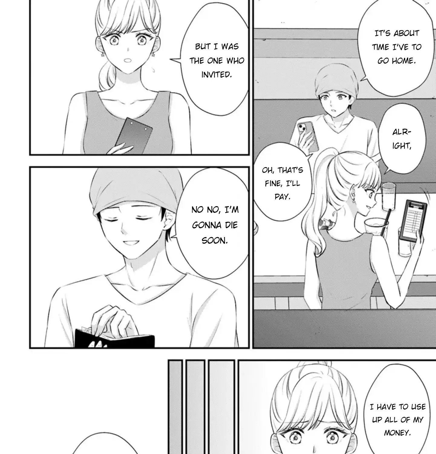 Yomei Ichinen to Senkokusareta Boku ga, Yomei Hantoshi no Kimi to Deatta Hanashi - Chapter 13 - Page 47