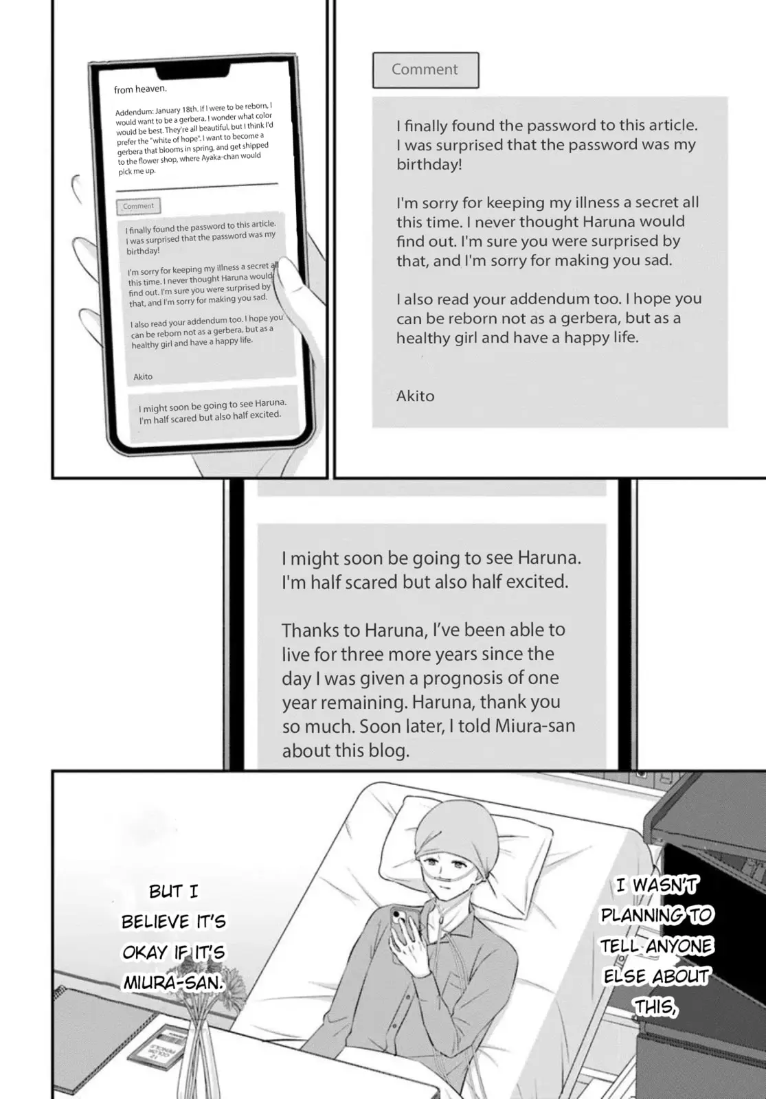 Yomei Ichinen to Senkokusareta Boku ga, Yomei Hantoshi no Kimi to Deatta Hanashi - Chapter 15 END - Page 36