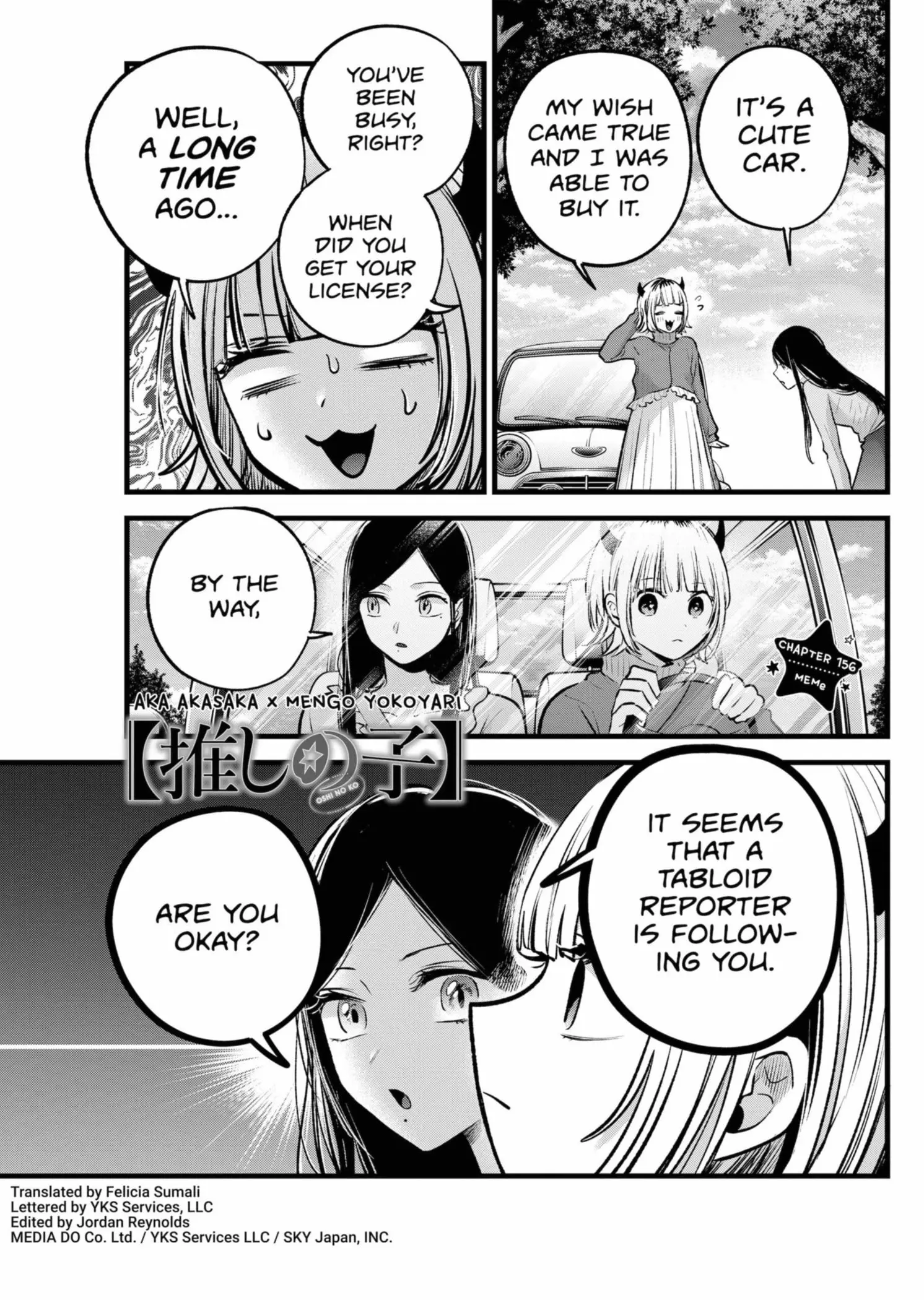 OSHI NO KO - Chapter 156 - Page 1