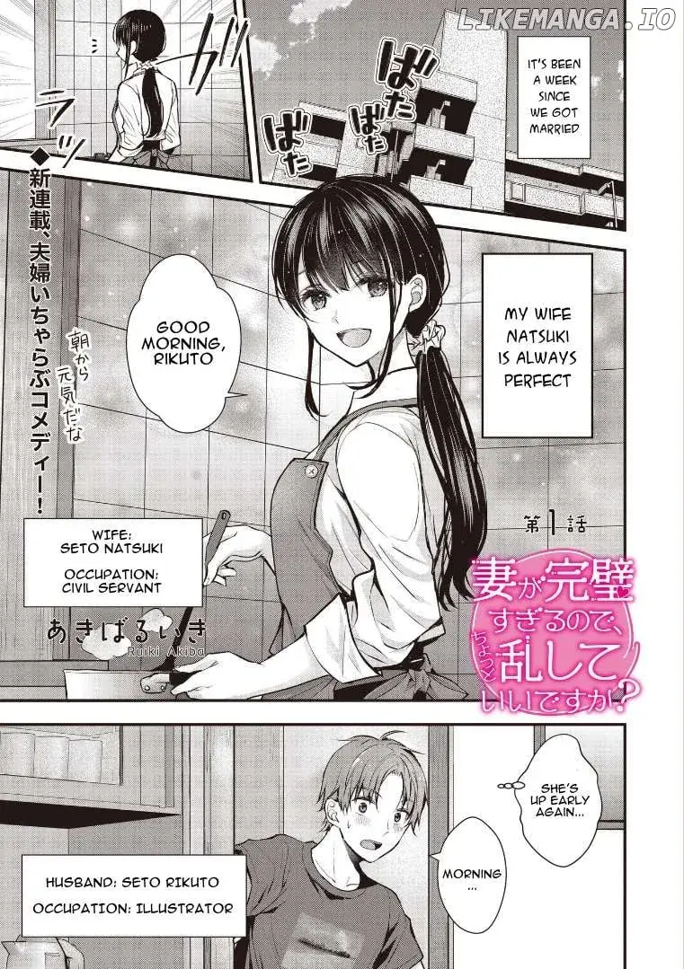 My Wife Is Too Perfect, So Can I Mess Her Up a Little? - Chapter 1 - Page 1