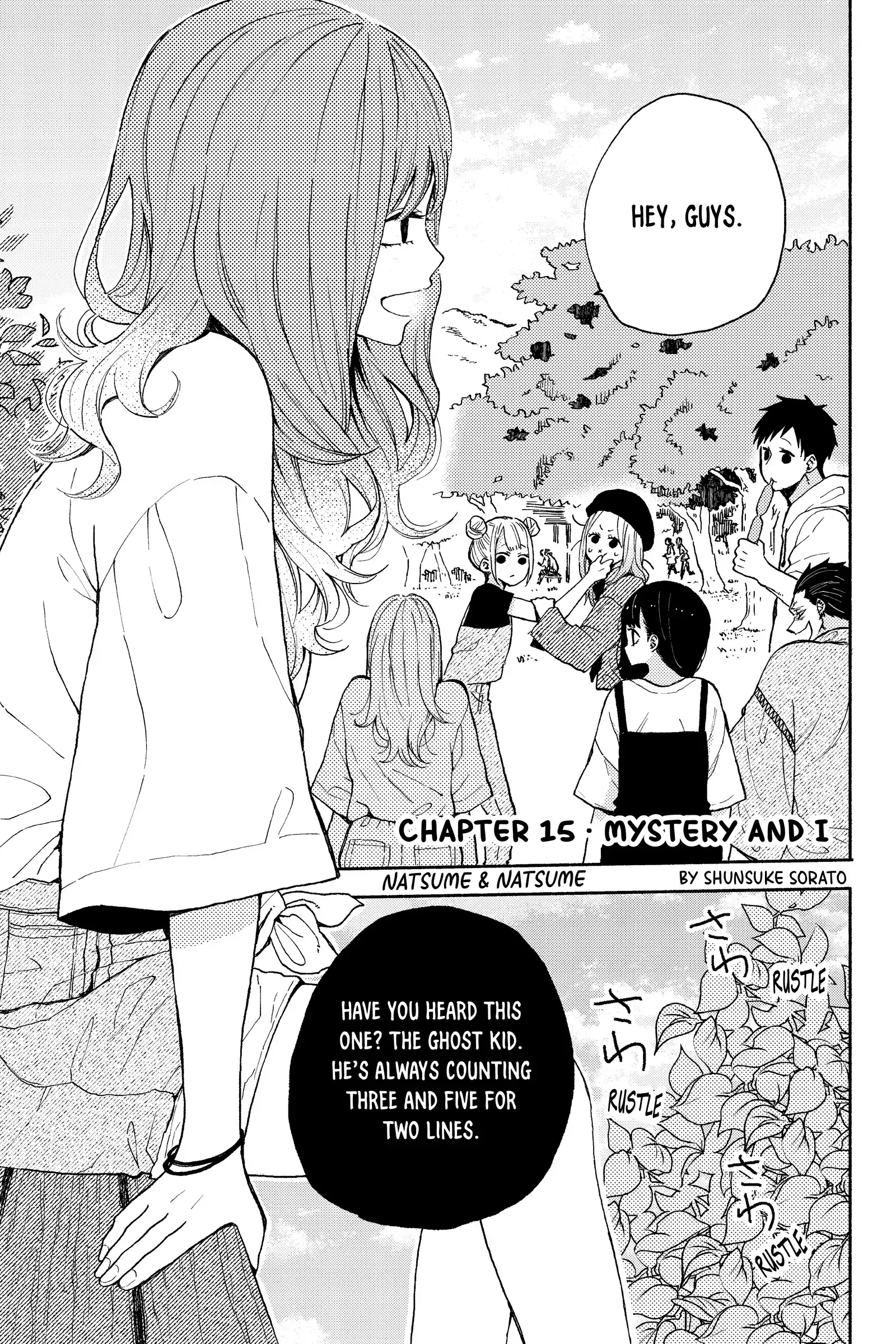 Natsume to Natsume - Chapter 15 - Page 1