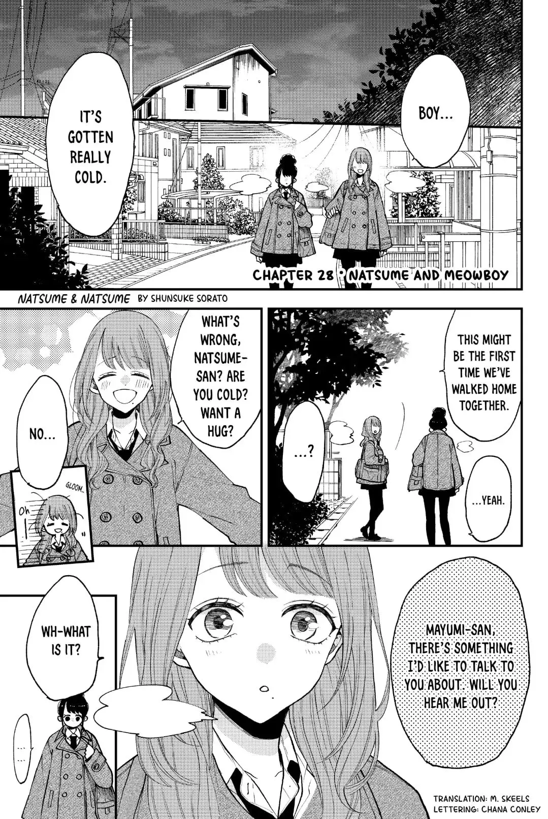 Natsume to Natsume - Chapter 28 - Page 1