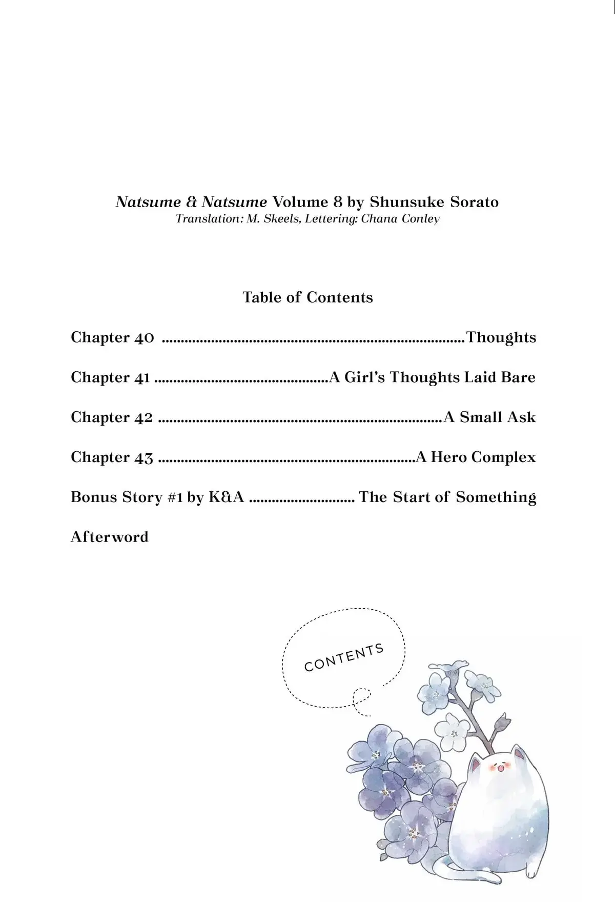 Natsume to Natsume - Chapter 40.1 - Page 2