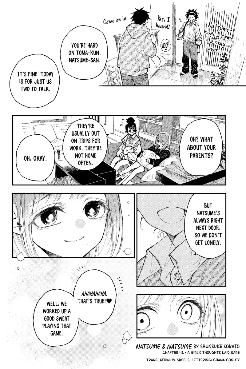 Natsume to Natsume - Chapter 41.2 - Page 1