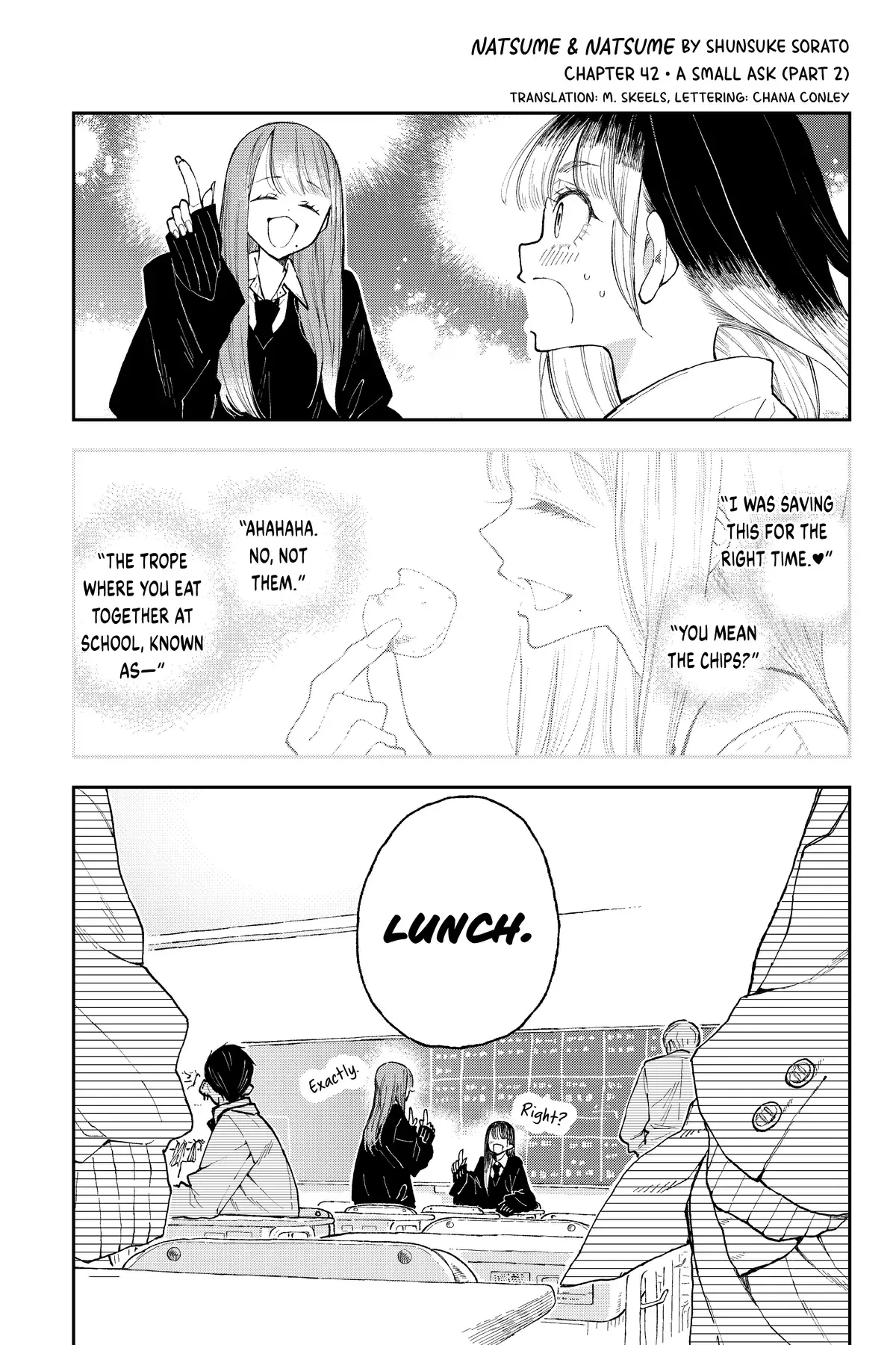 Natsume to Natsume - Chapter 42.2 - Page 2