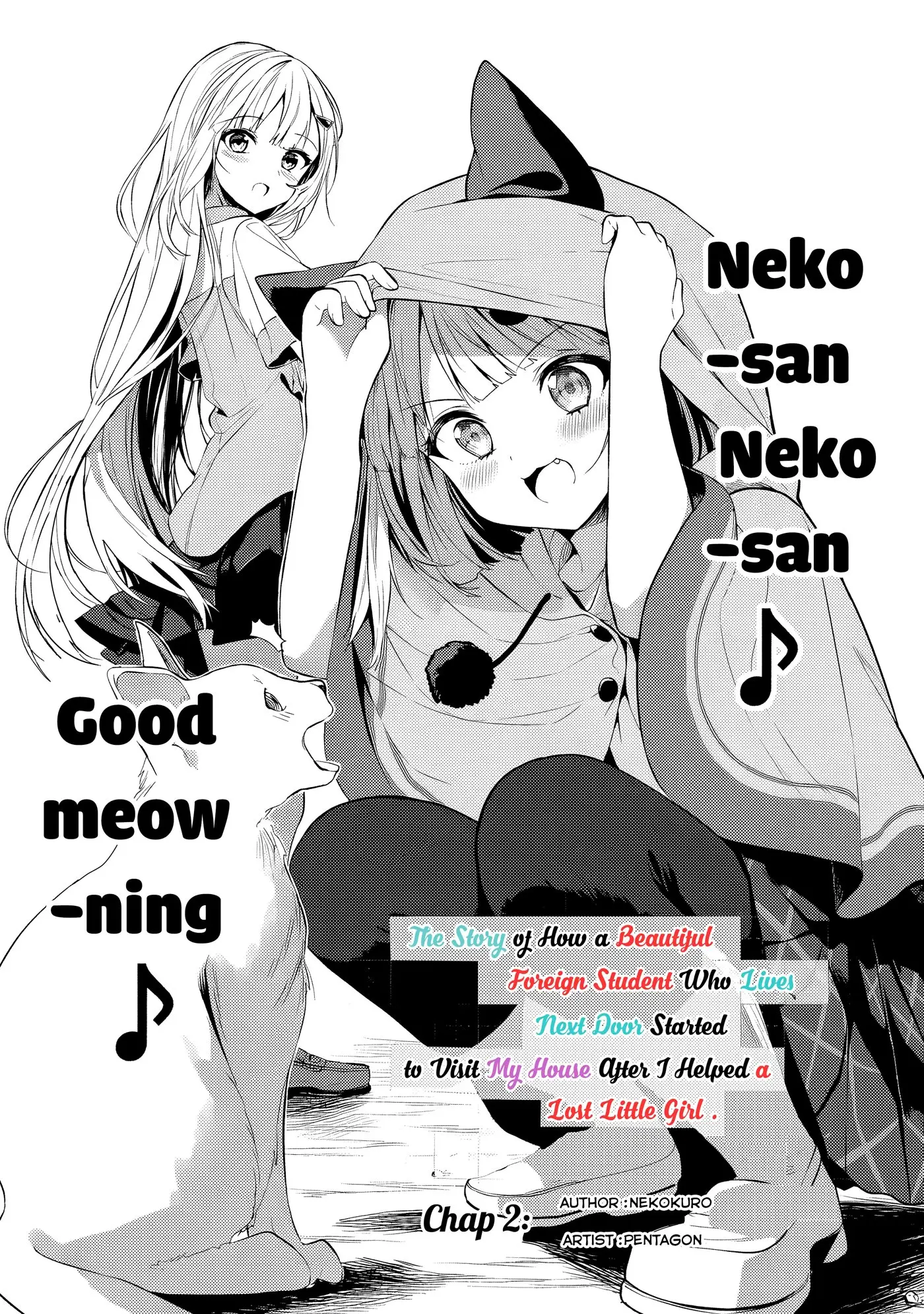 Maigo ni Natteita Youjo wo Tasuketara, Otonari ni Sumu Bishoujo Ryuugakusei ga Ie ni Asobi ni Kuru You ni Natta Ken Nitsuite - Chapter 2 - Page 1