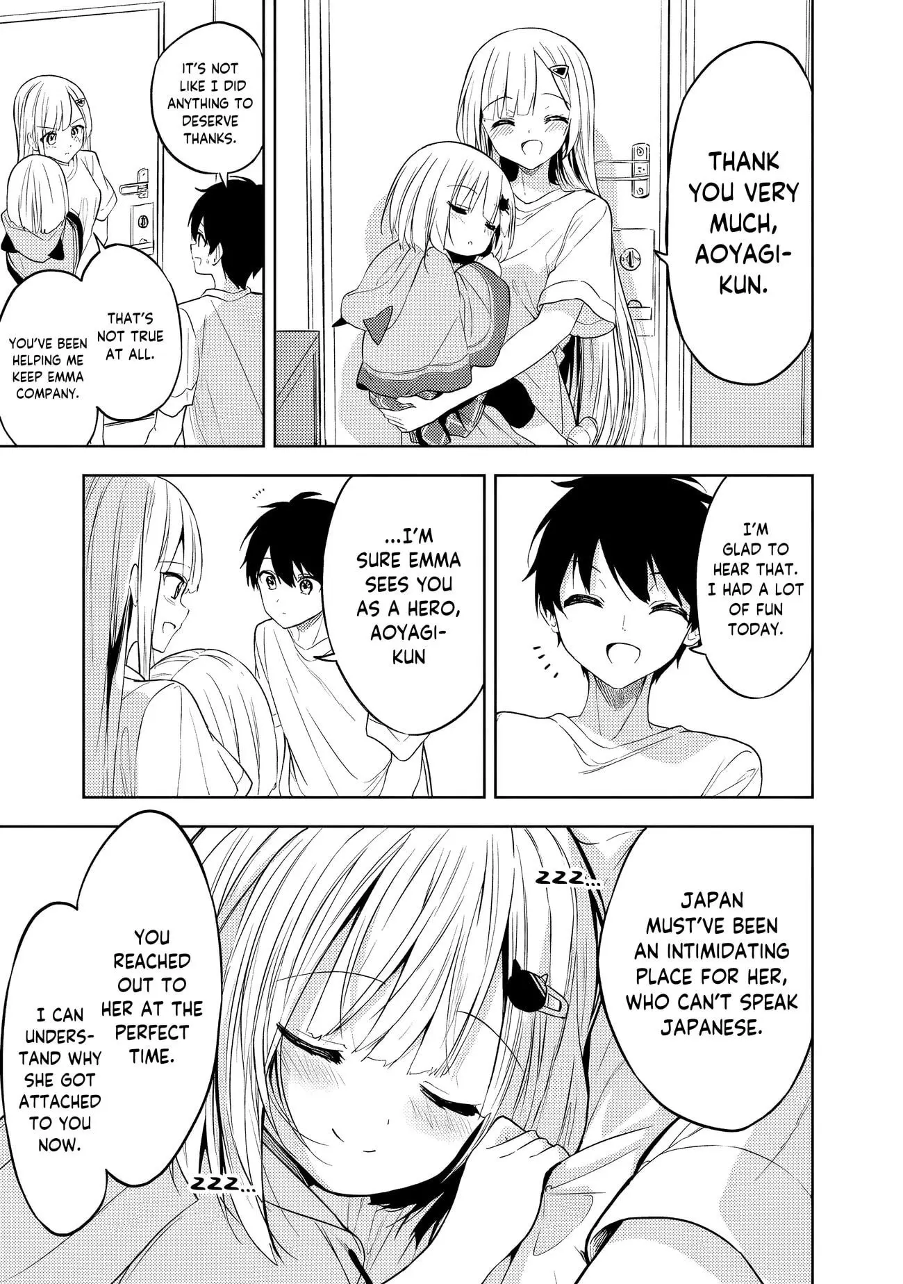 Maigo ni Natteita Youjo wo Tasuketara, Otonari ni Sumu Bishoujo Ryuugakusei ga Ie ni Asobi ni Kuru You ni Natta Ken Nitsuite - Chapter 3 - Page 17
