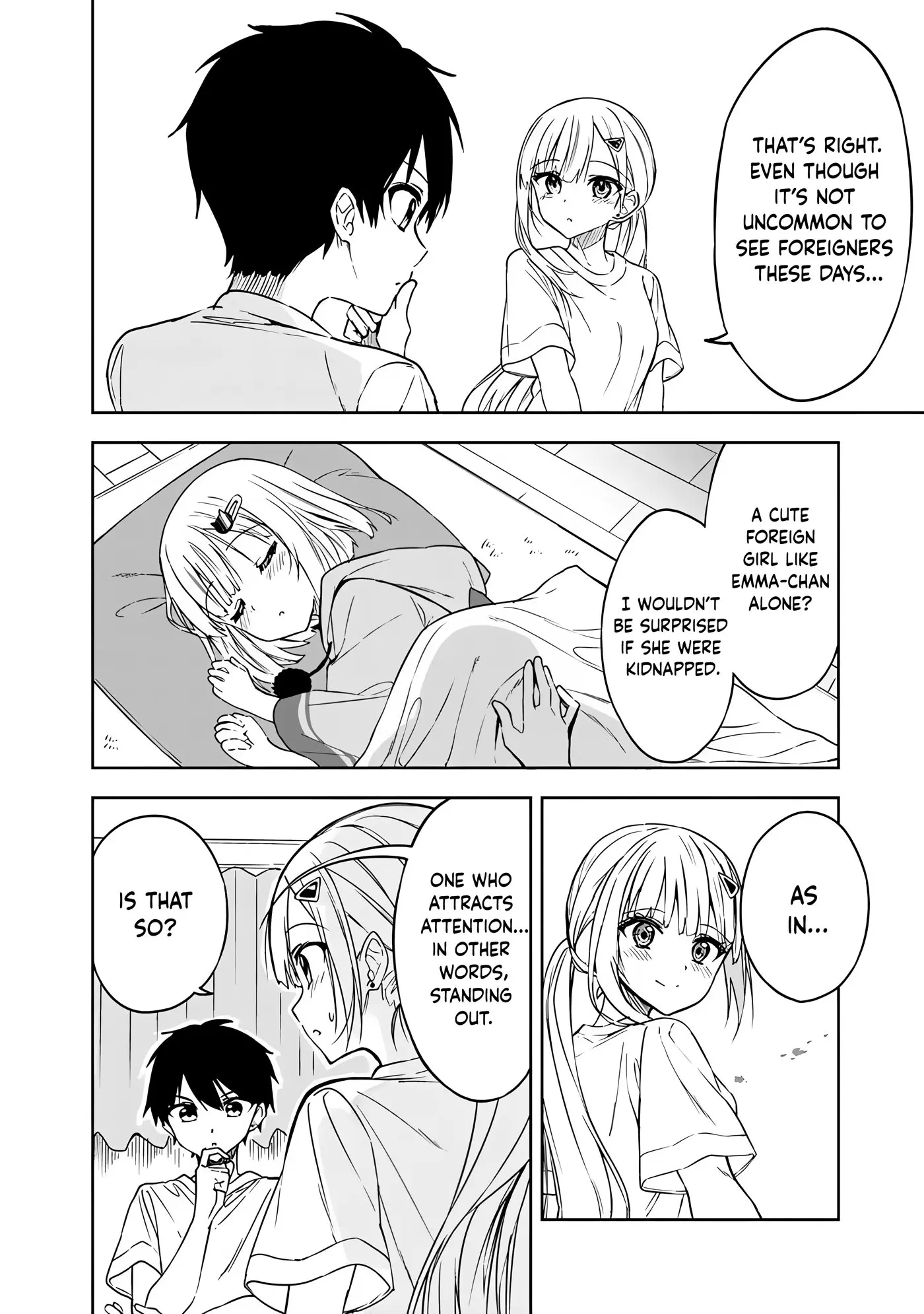 Maigo ni Natteita Youjo wo Tasuketara, Otonari ni Sumu Bishoujo Ryuugakusei ga Ie ni Asobi ni Kuru You ni Natta Ken Nitsuite - Chapter 4 - Page 12