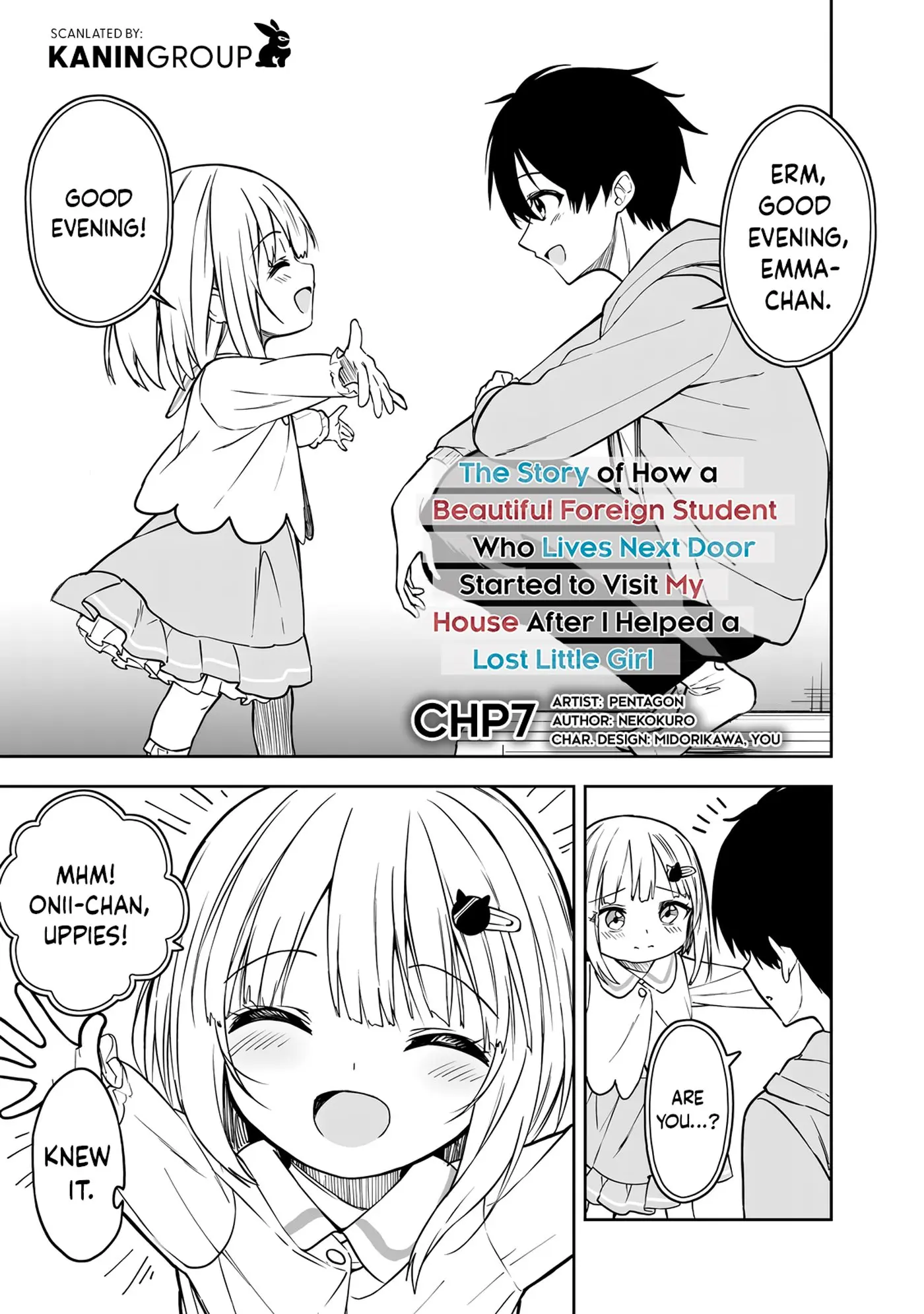 Maigo ni Natteita Youjo wo Tasuketara, Otonari ni Sumu Bishoujo Ryuugakusei ga Ie ni Asobi ni Kuru You ni Natta Ken Nitsuite - Chapter 7 - Page 1