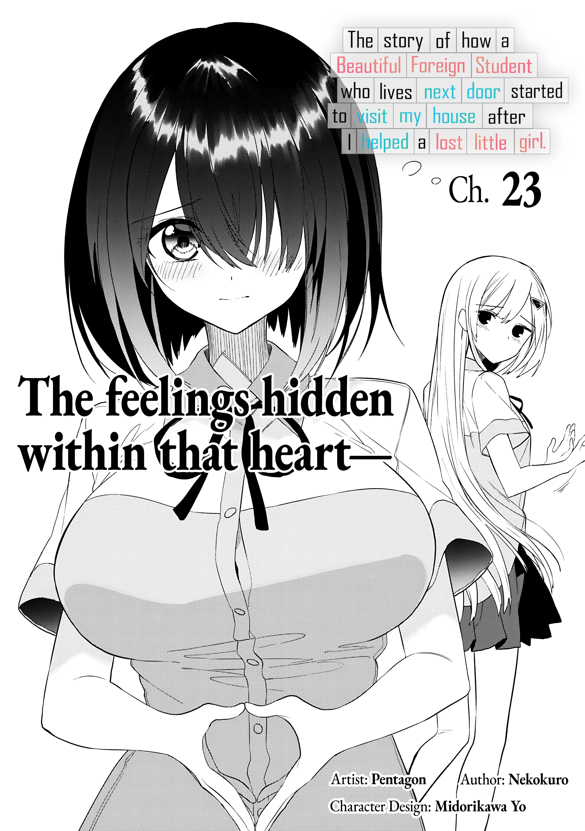 Maigo ni Natteita Youjo wo Tasuketara, Otonari ni Sumu Bishoujo Ryuugakusei ga Ie ni Asobi ni Kuru You ni Natta Ken Nitsuite - Chapter 23 - Page 1