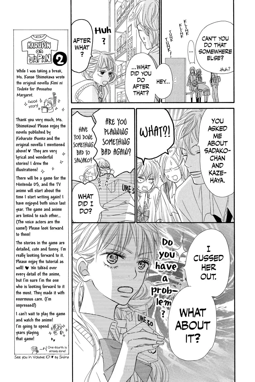 Kimi ni Todoke: From Me to You - Chapter 38 - Page 12