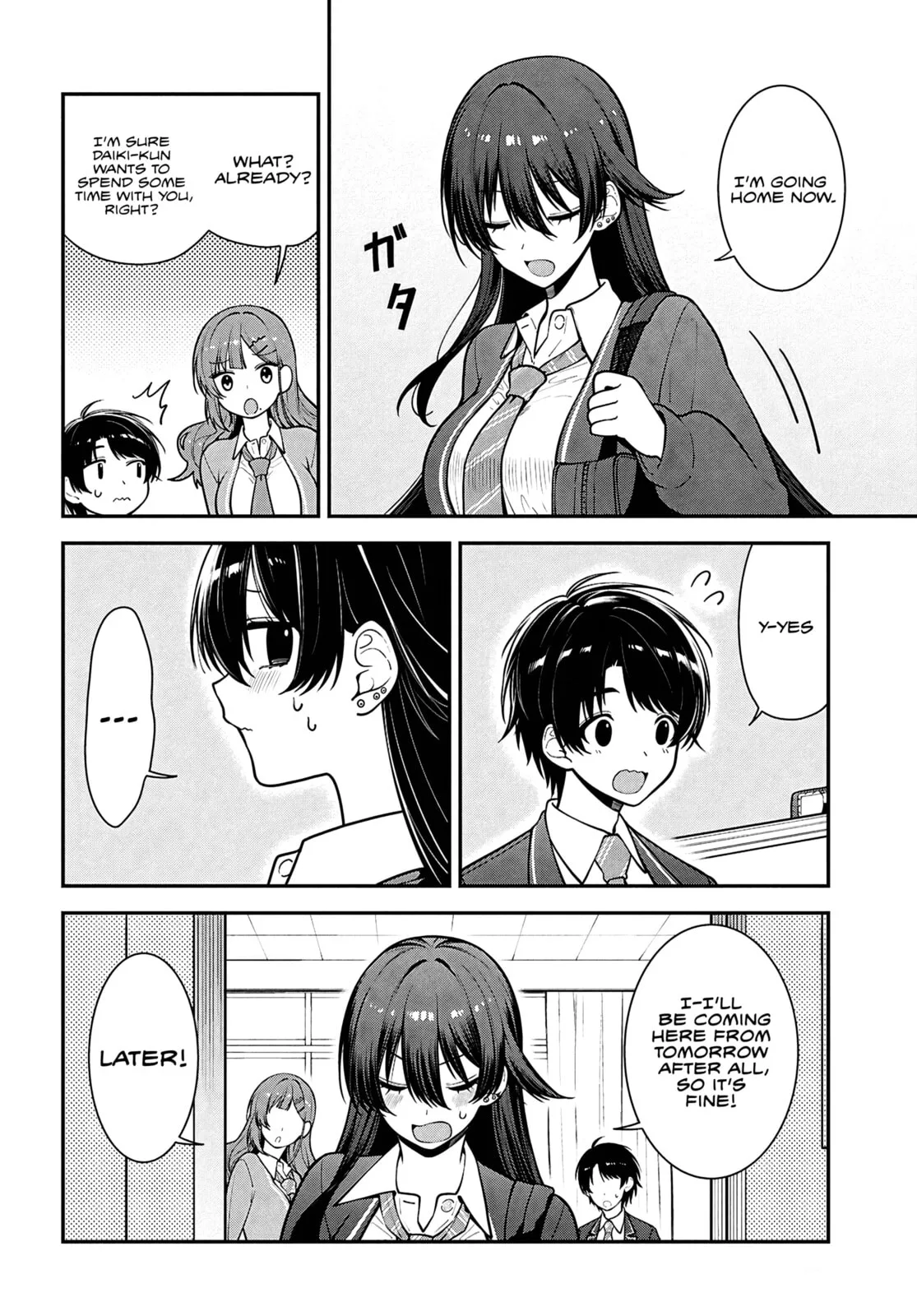 Tonari no Seki no Yankee Shimizu-san ga Kami o Kuroku Sometekita - Chapter 11 - Page 4