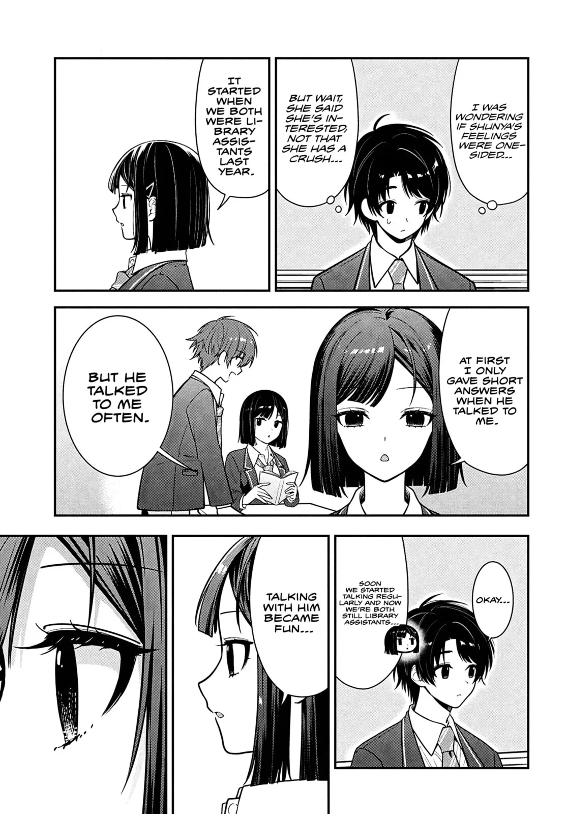 Tonari no Seki no Yankee Shimizu-san ga Kami o Kuroku Sometekita - Chapter 11 - Page 10