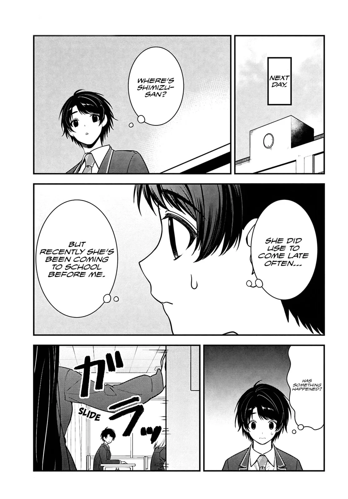 Tonari no Seki no Yankee Shimizu-san ga Kami o Kuroku Sometekita - Chapter 11 - Page 23