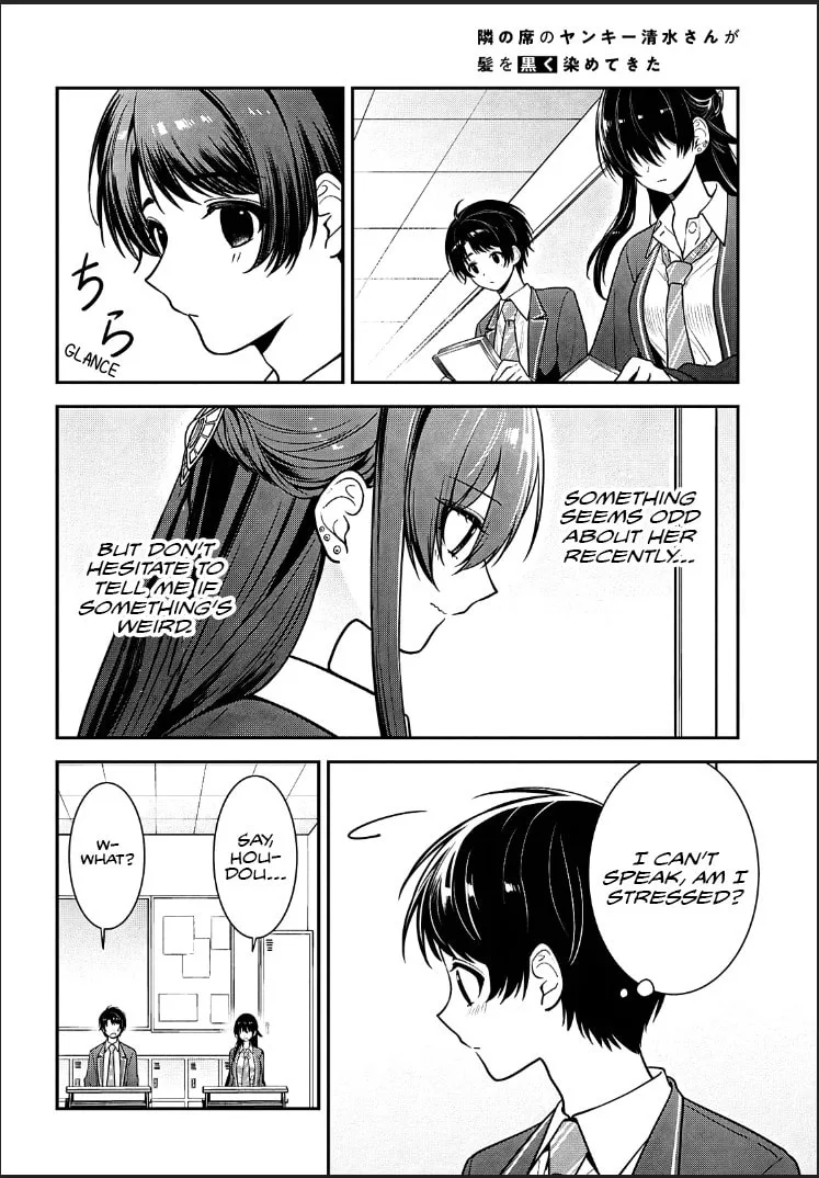 Tonari no Seki no Yankee Shimizu-san ga Kami o Kuroku Sometekita - Chapter 11 - Page 29