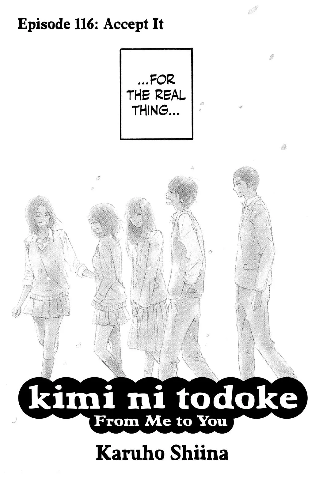 Kimi ni Todoke: From Me to You - Chapter 116 - Page 6