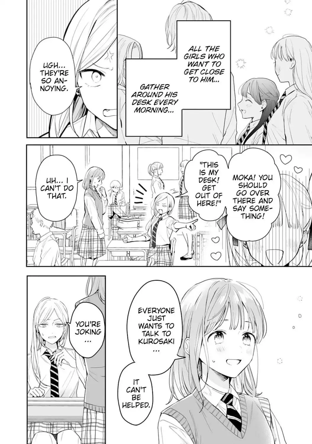 Kurosaki-kun wa Dokusen Shitagaru - Hajimete no Koi wa Ama sugite - Chapter 1 - Page 7