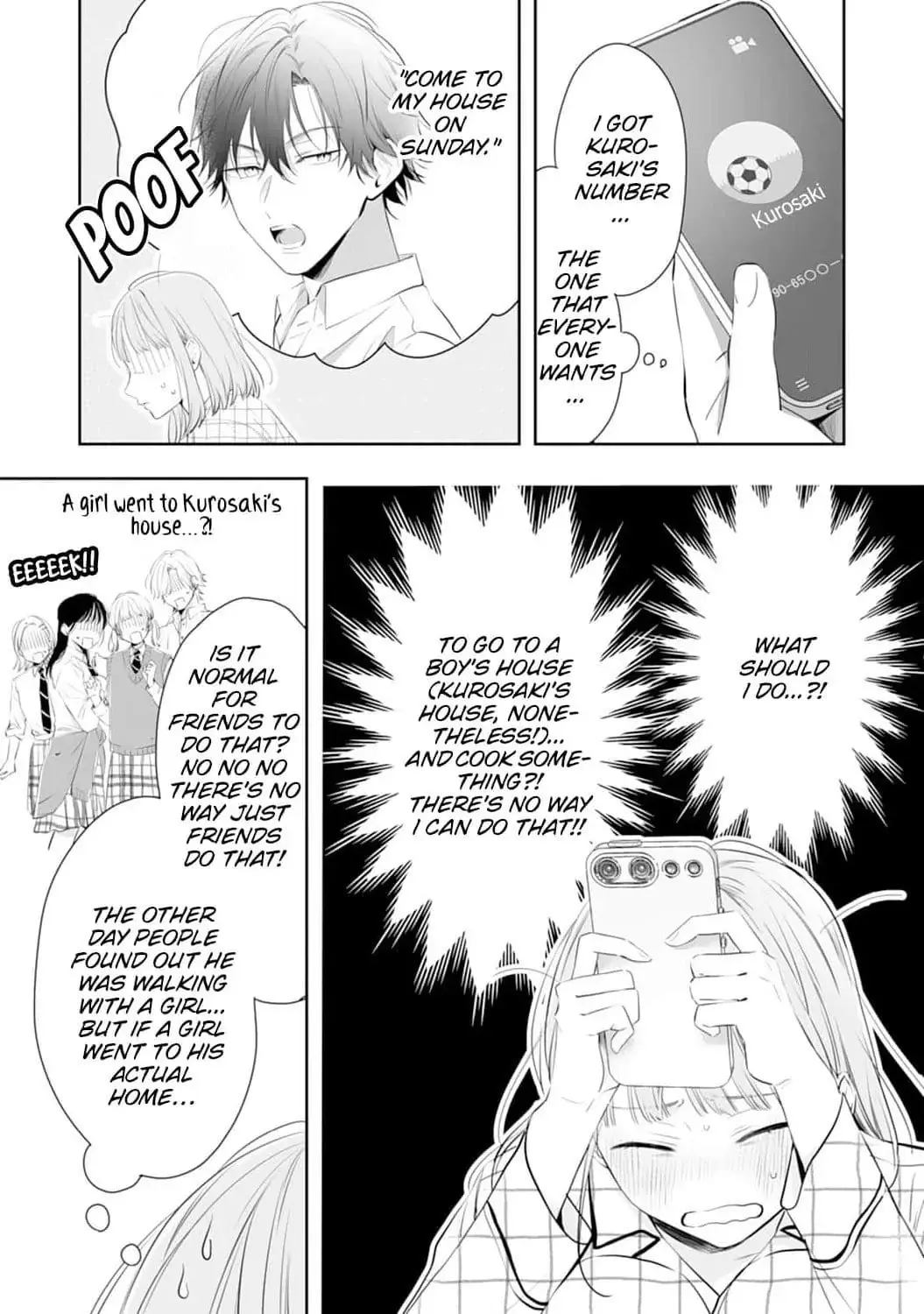 Kurosaki-kun wa Dokusen Shitagaru - Hajimete no Koi wa Ama sugite - Chapter 3 - Page 12