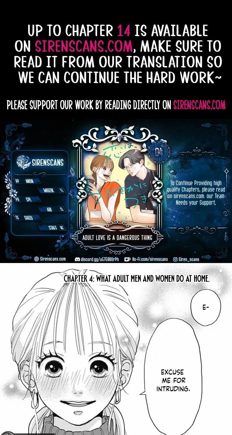 Adult love is a dangerous thing - Chapter 4 - Page 1