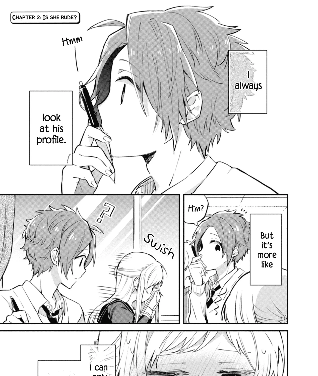 I Can Only See Your Side Profile - Chapter 2 - Page 1