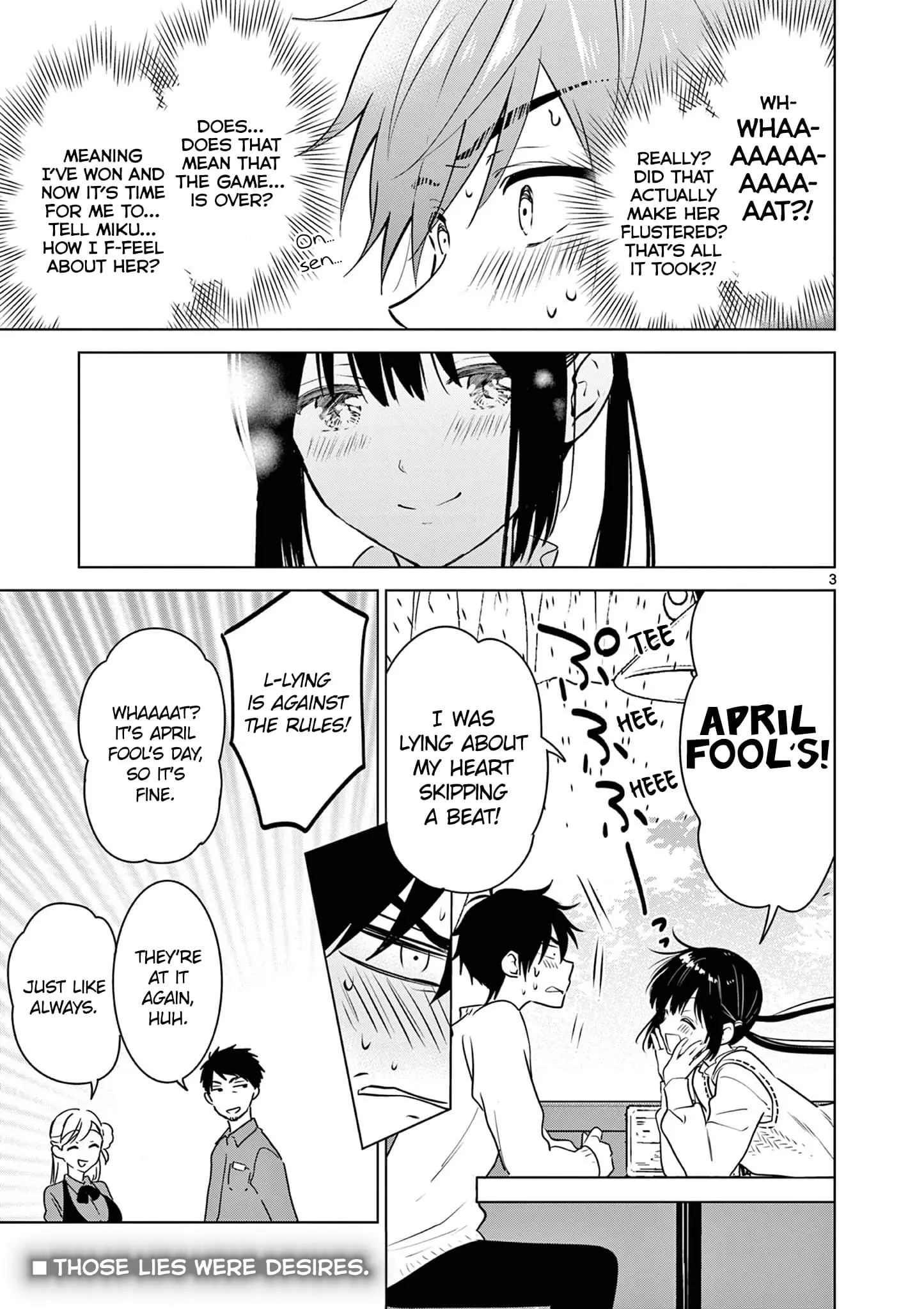 Aishiteru Game wo Owarasetai - Chapter 15.2 - Page 3
