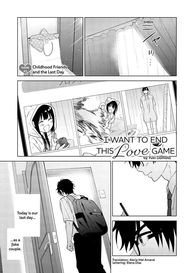 Aishiteru Game wo Owarasetai - Chapter 43 - Page 1