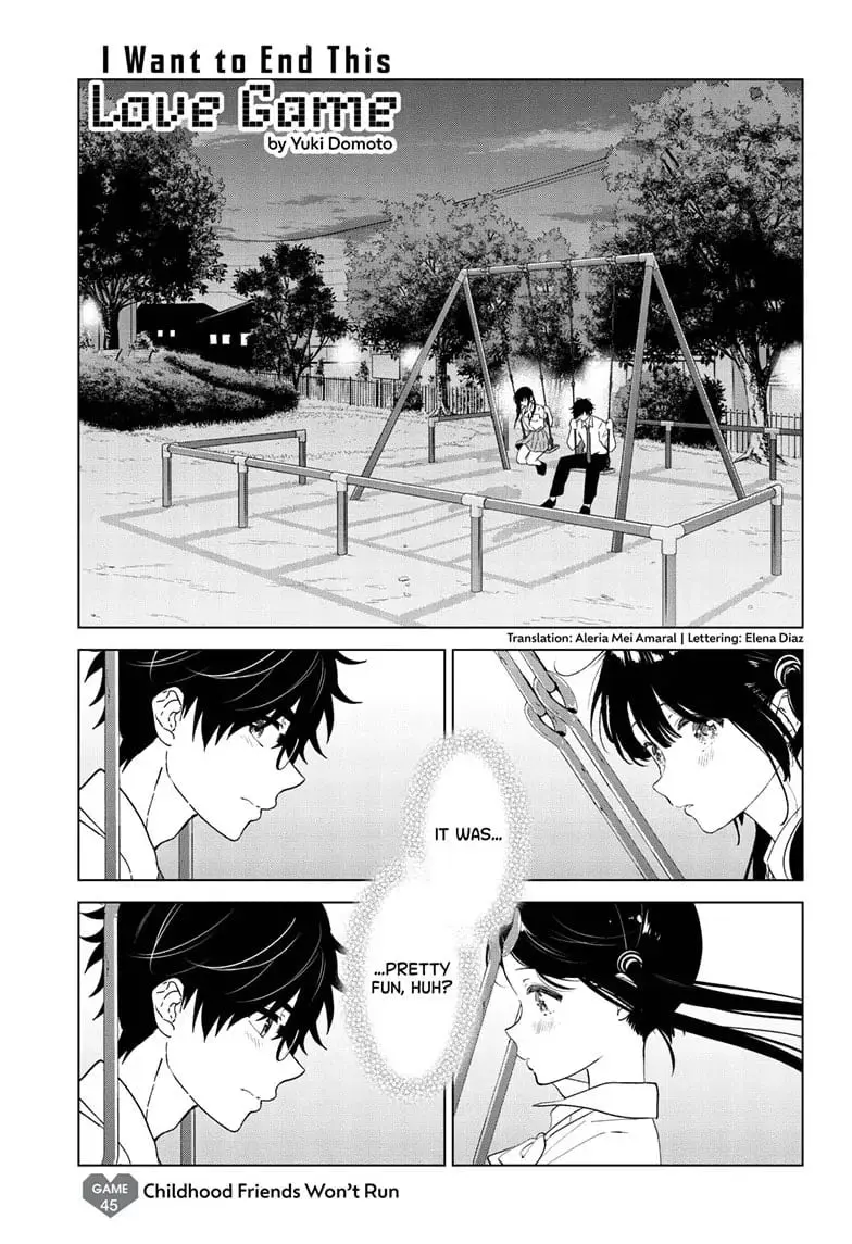 Aishiteru Game wo Owarasetai - Chapter 45 - Page 1