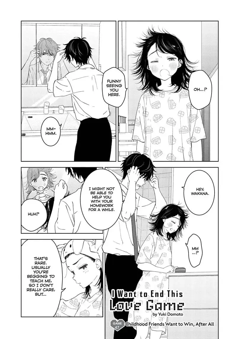 Aishiteru Game wo Owarasetai - Chapter 47 - Page 1