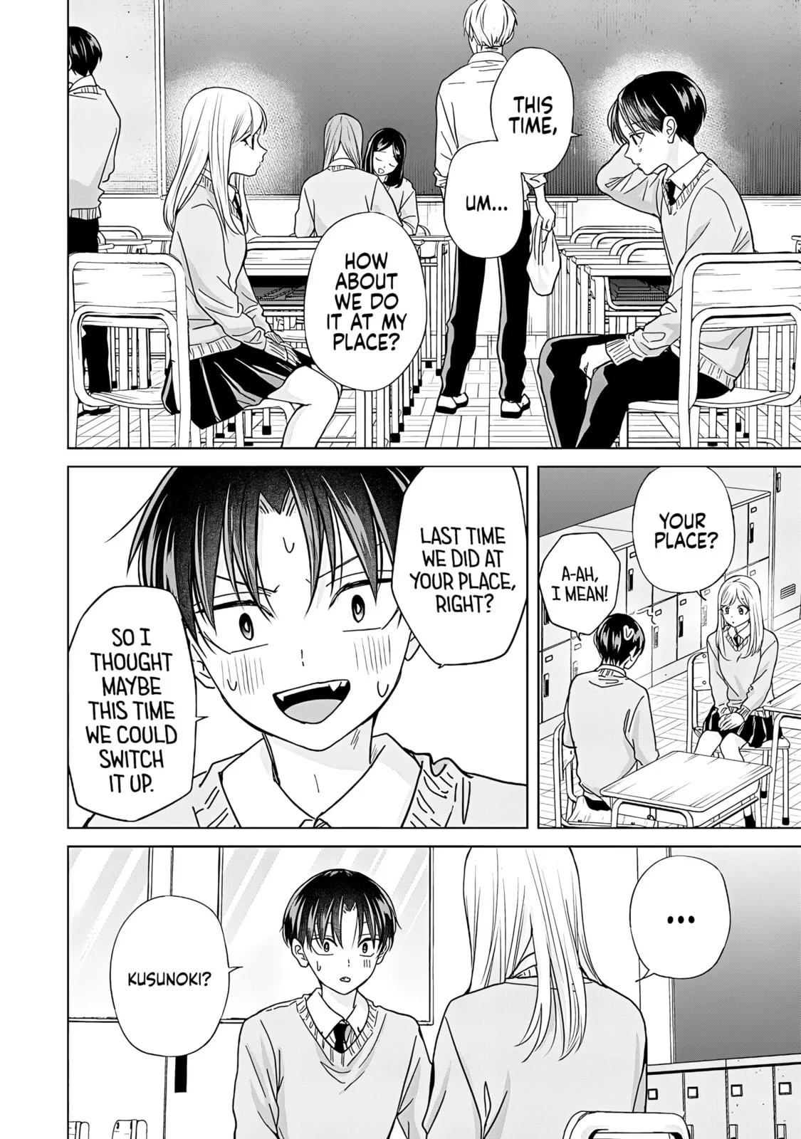 Kusunoki's Flunking Her High School Glow-Up - Chapter 46 - Page 4