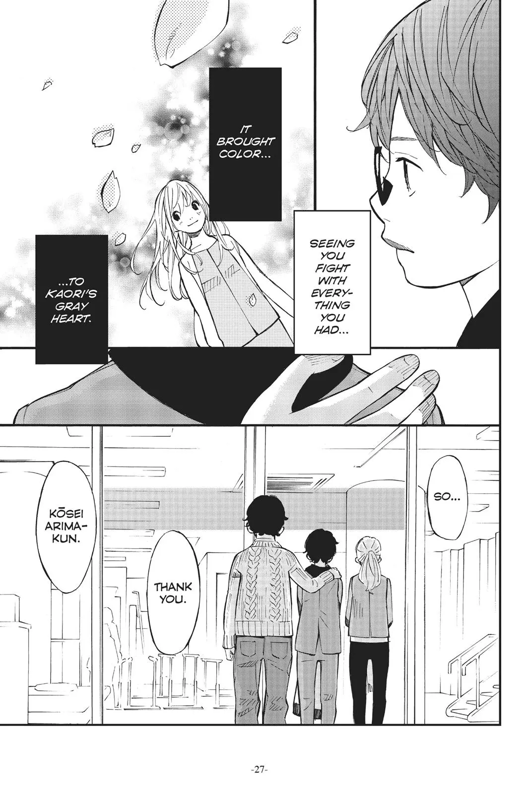 Shigatsu wa Kimi no Uso - Chapter 37 - Page 26