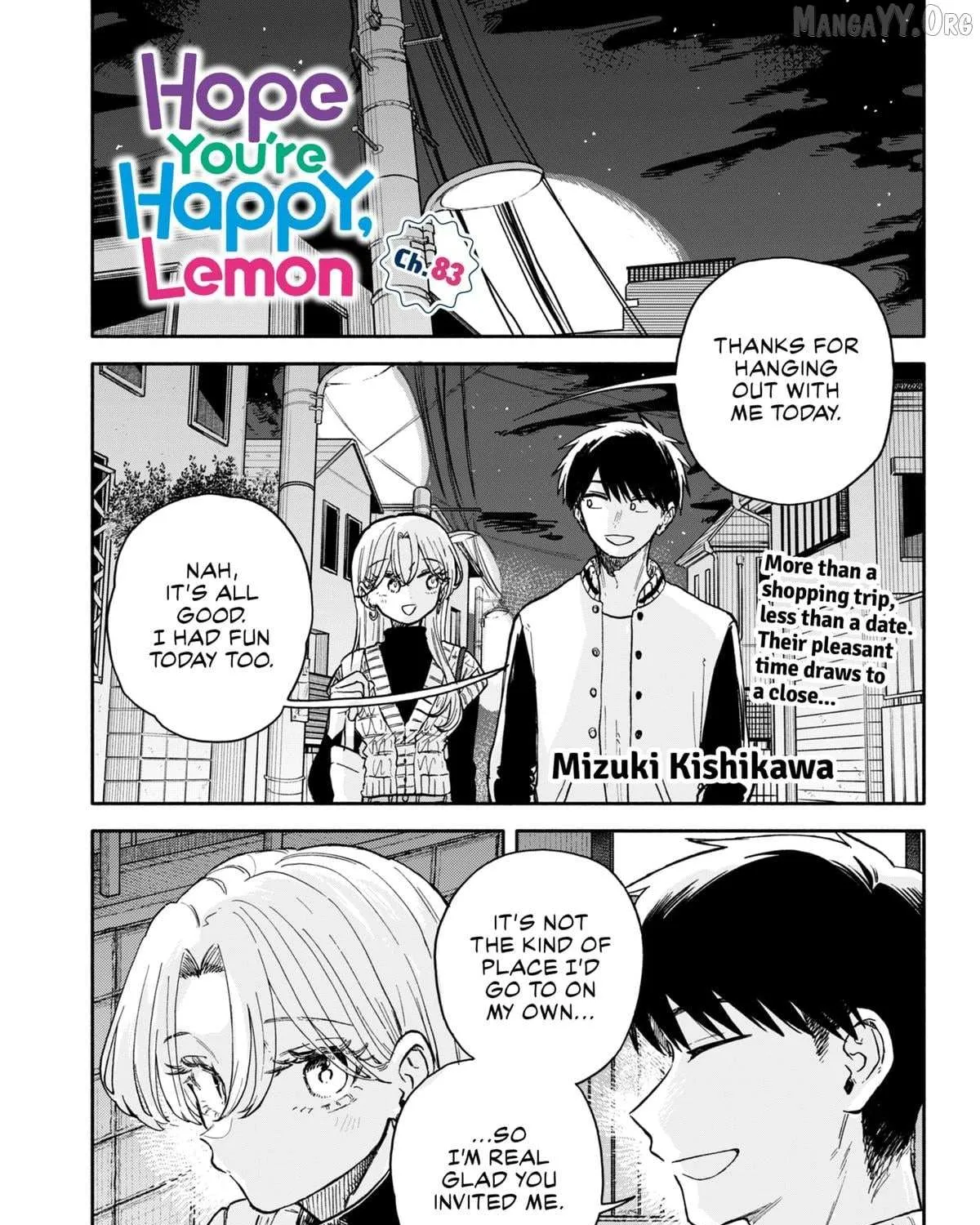 Hope You're Happy, Lemon - Chapter 83 - Page 1
