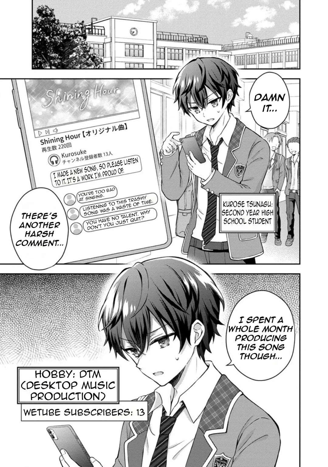 The 'Inkya' Girl Sitting Next To Me Was My Favorite Singer. Sing My Song! - Chapter 1 - Page 6