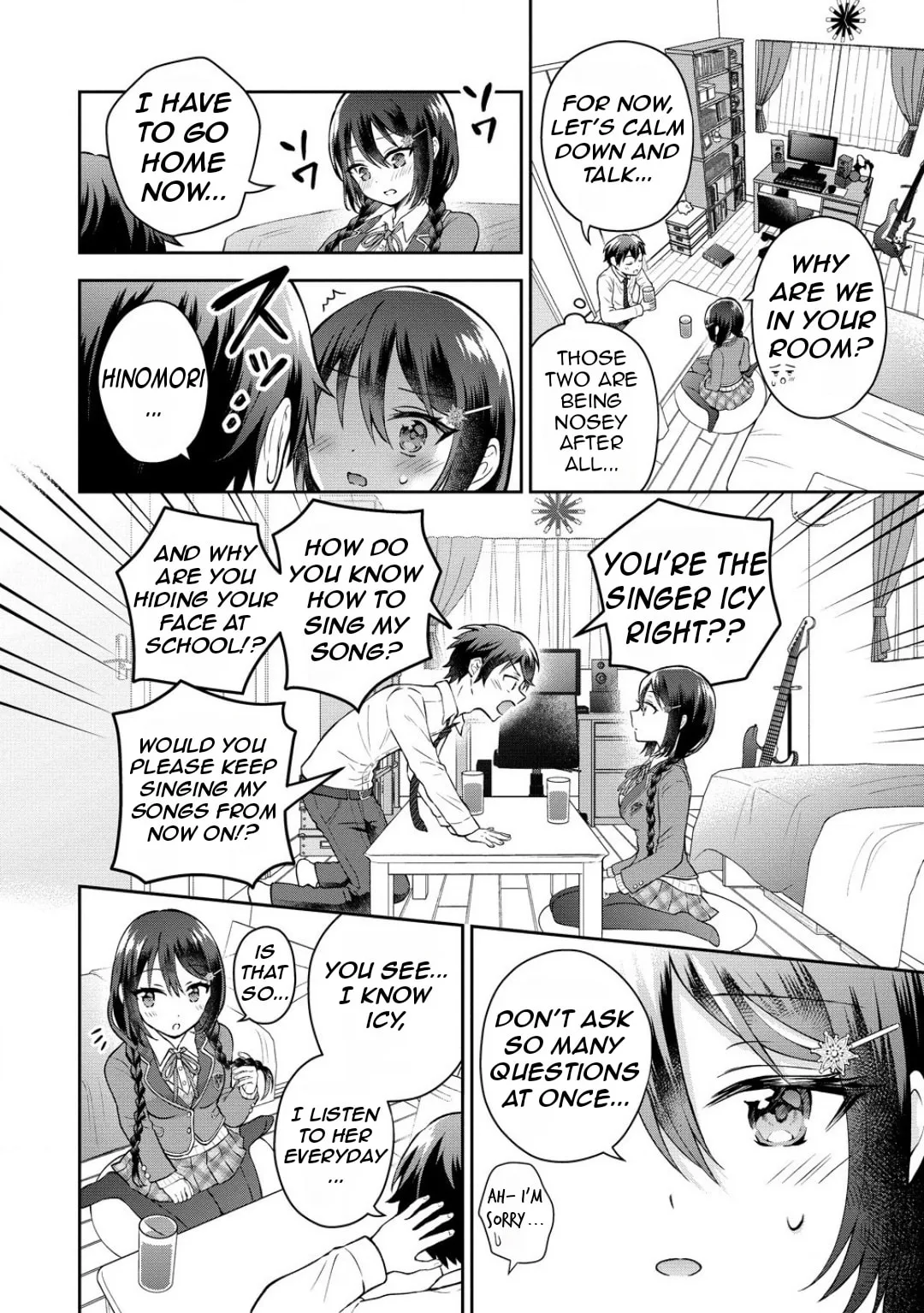 The 'Inkya' Girl Sitting Next To Me Was My Favorite Singer. Sing My Song! - Chapter 2 - Page 15