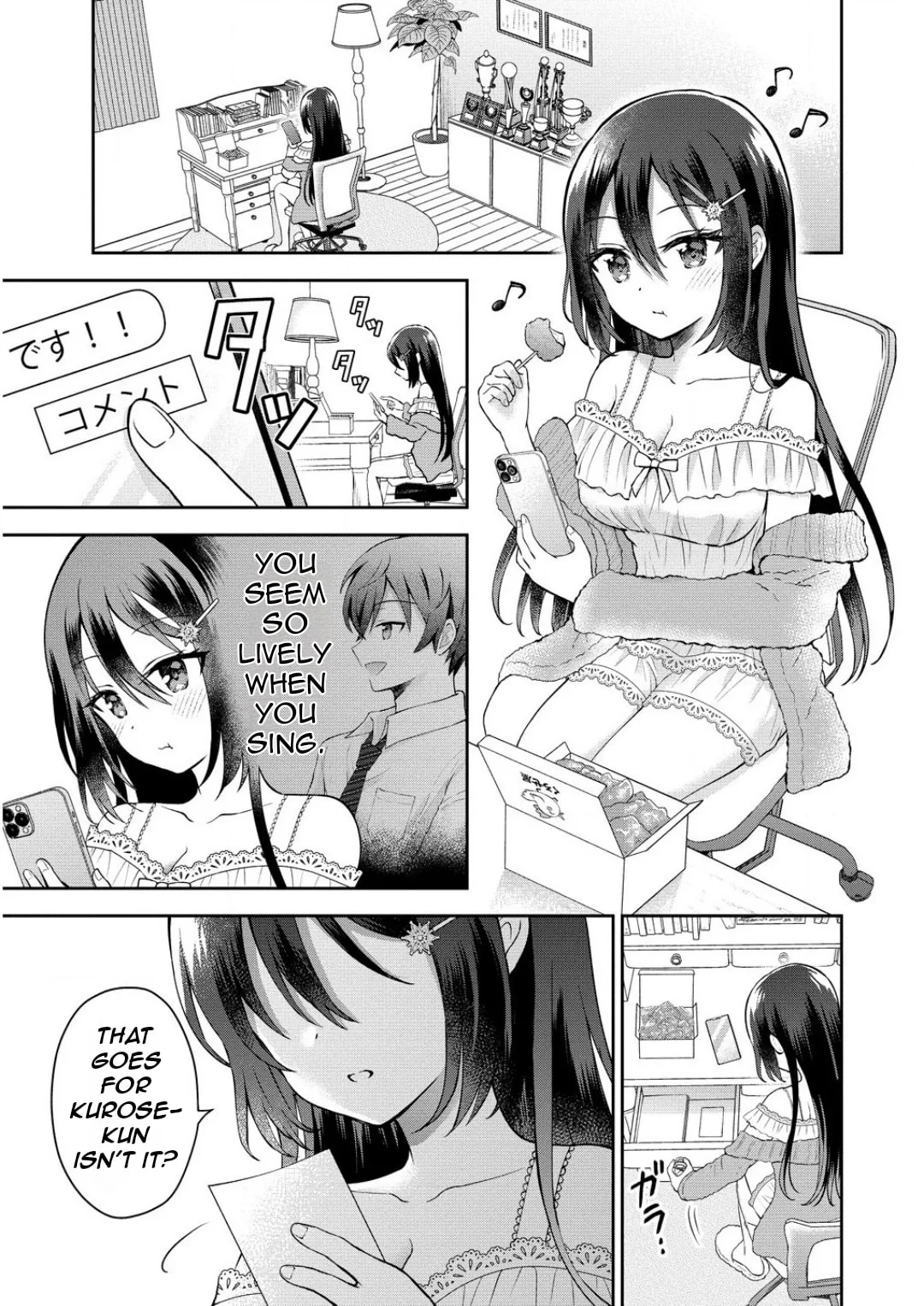 The 'Inkya' Girl Sitting Next To Me Was My Favorite Singer. Sing My Song! - Chapter 2 - Page 34