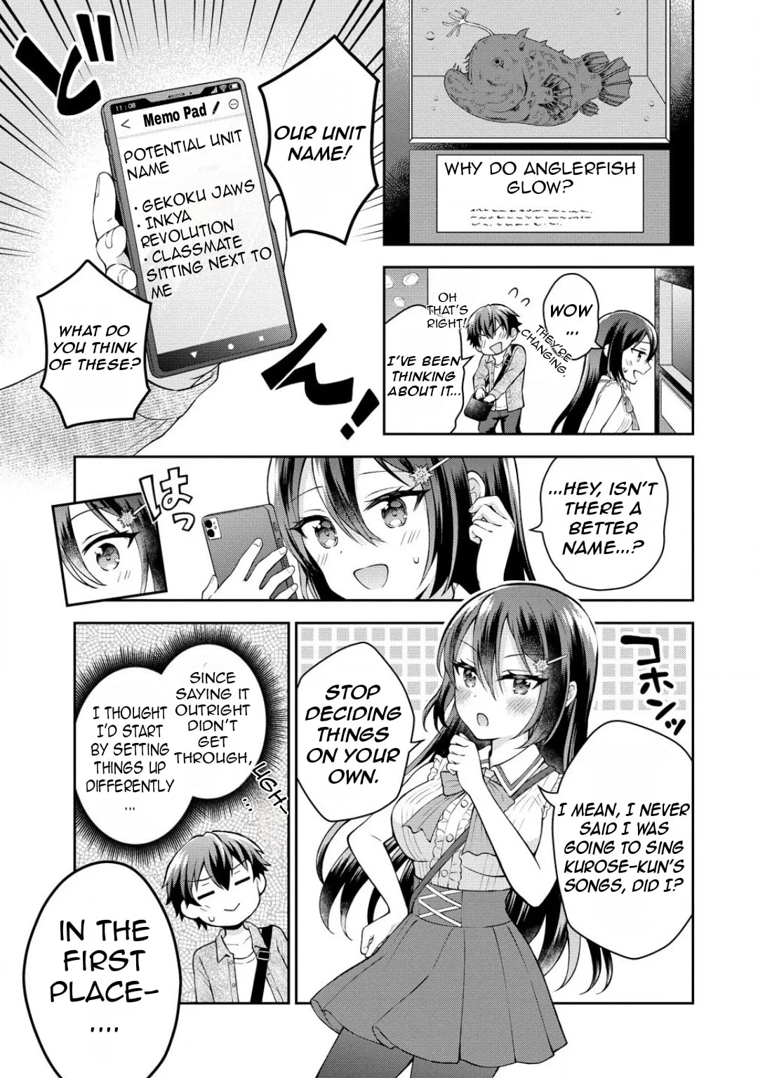 The 'Inkya' Girl Sitting Next To Me Was My Favorite Singer. Sing My Song! - Chapter 4.1 - Page 7