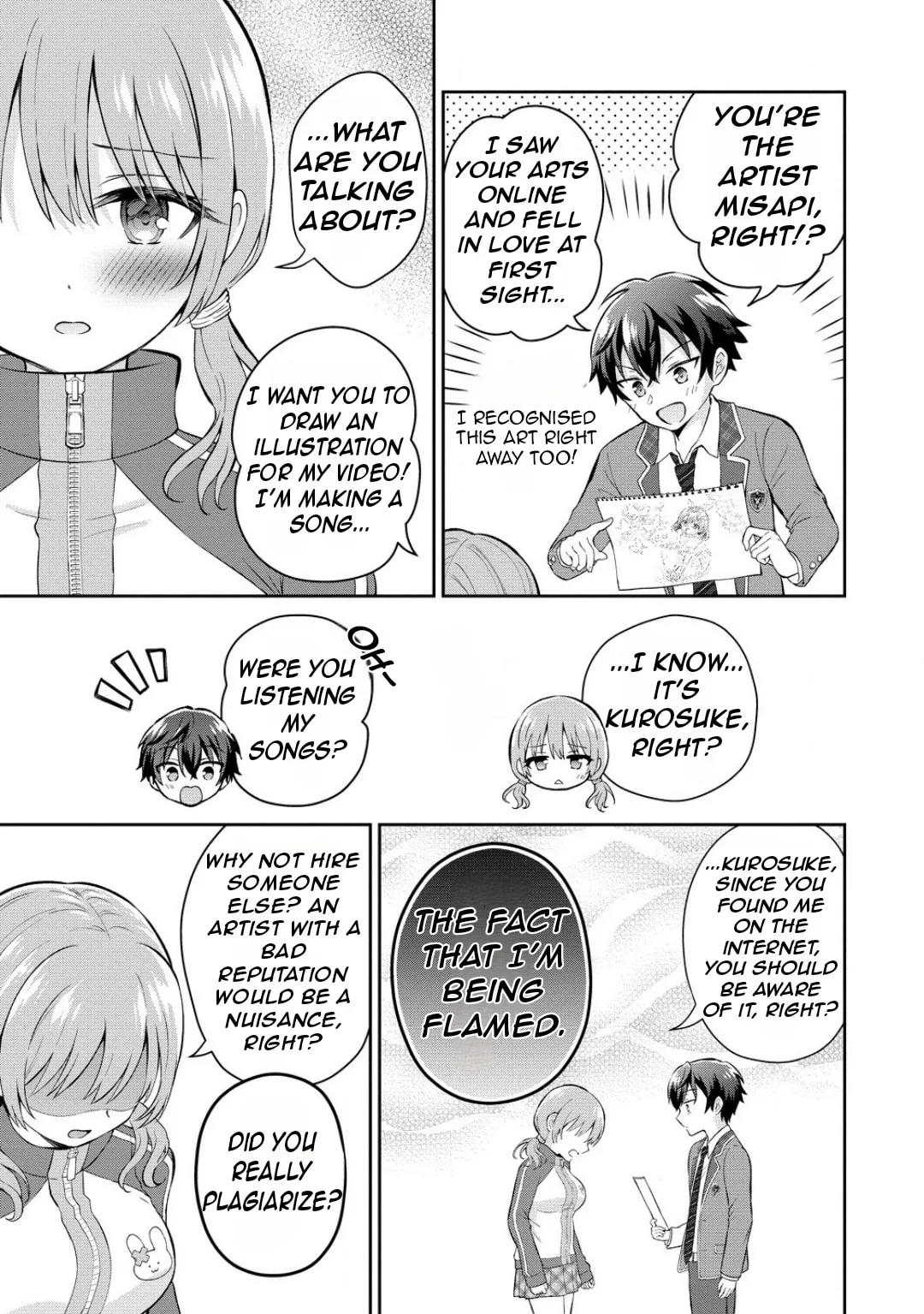 The 'Inkya' Girl Sitting Next To Me Was My Favorite Singer. Sing My Song! - Chapter 7 - Page 18