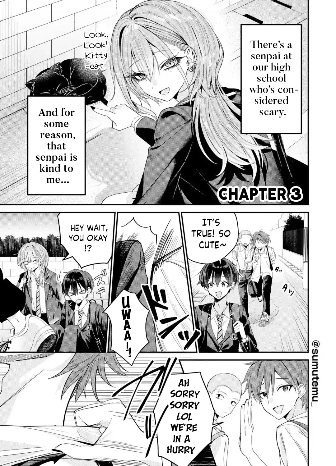 Haimiya-Senpai is Scary But Cute - Chapter 3 - Page 1