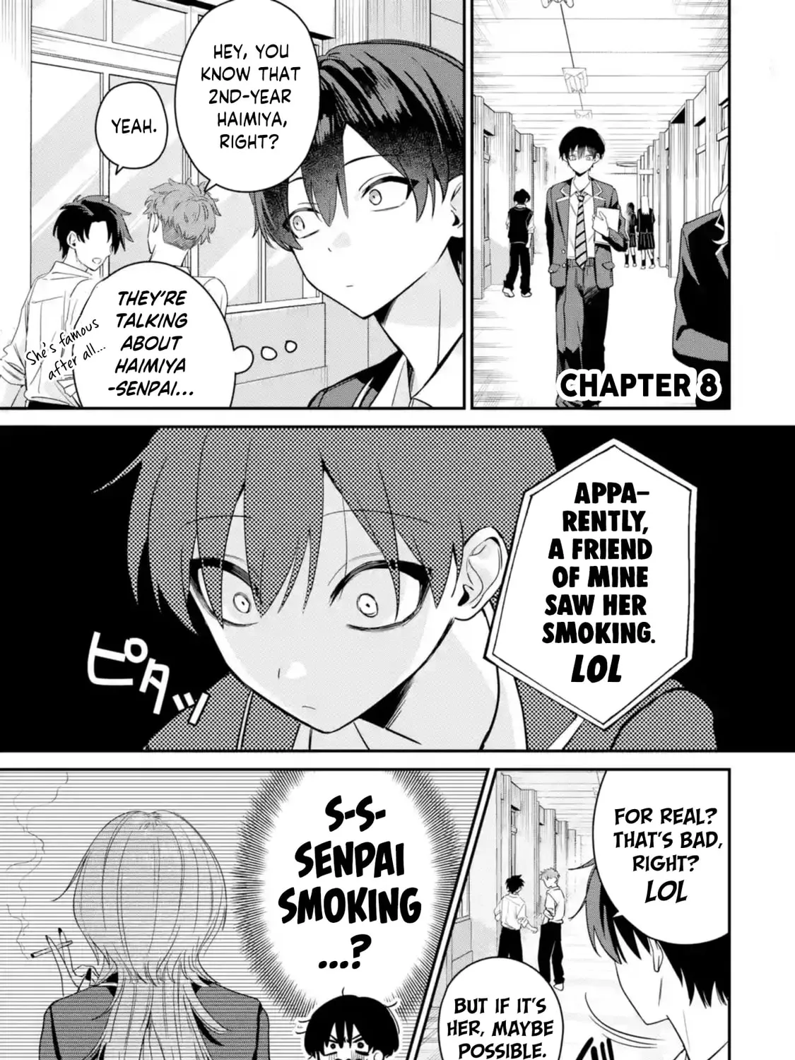 Haimiya-Senpai is Scary But Cute - Chapter 8 - Page 1