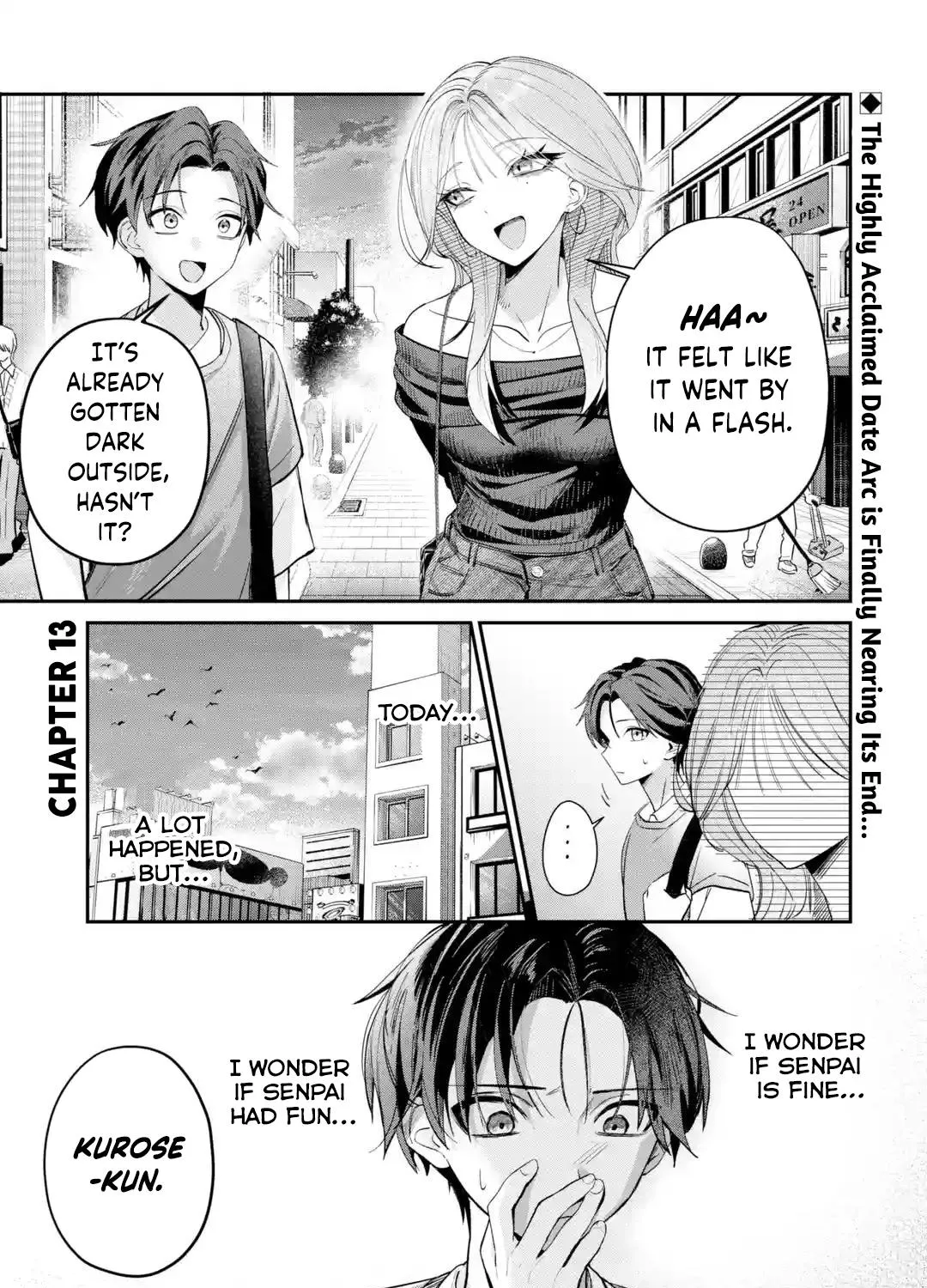 Haimiya-Senpai is Scary But Cute - Chapter 13 - Page 1