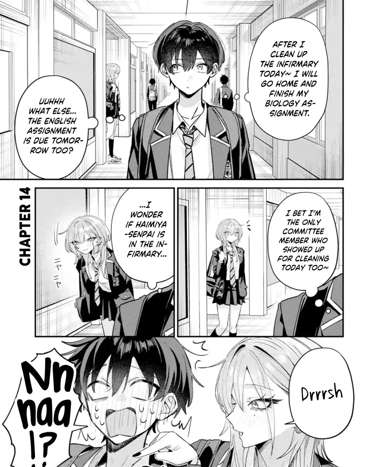 Haimiya-Senpai is Scary But Cute - Chapter 14 - Page 1