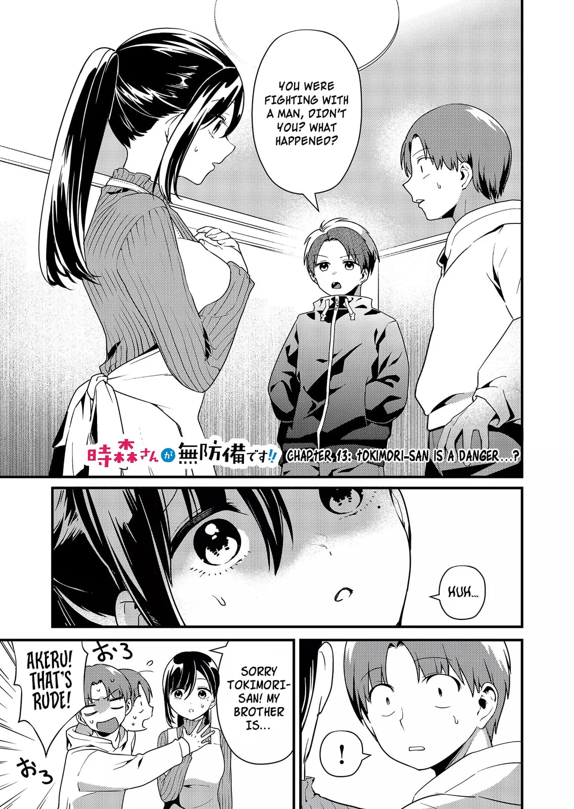 Tokimori-san Is Completely Defenseless!! - Chapter 13 - Page 1