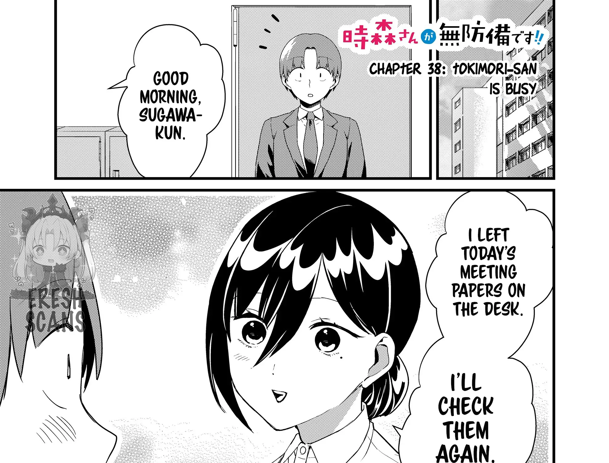 Tokimori-san Is Completely Defenseless!! - Chapter 38 - Page 1