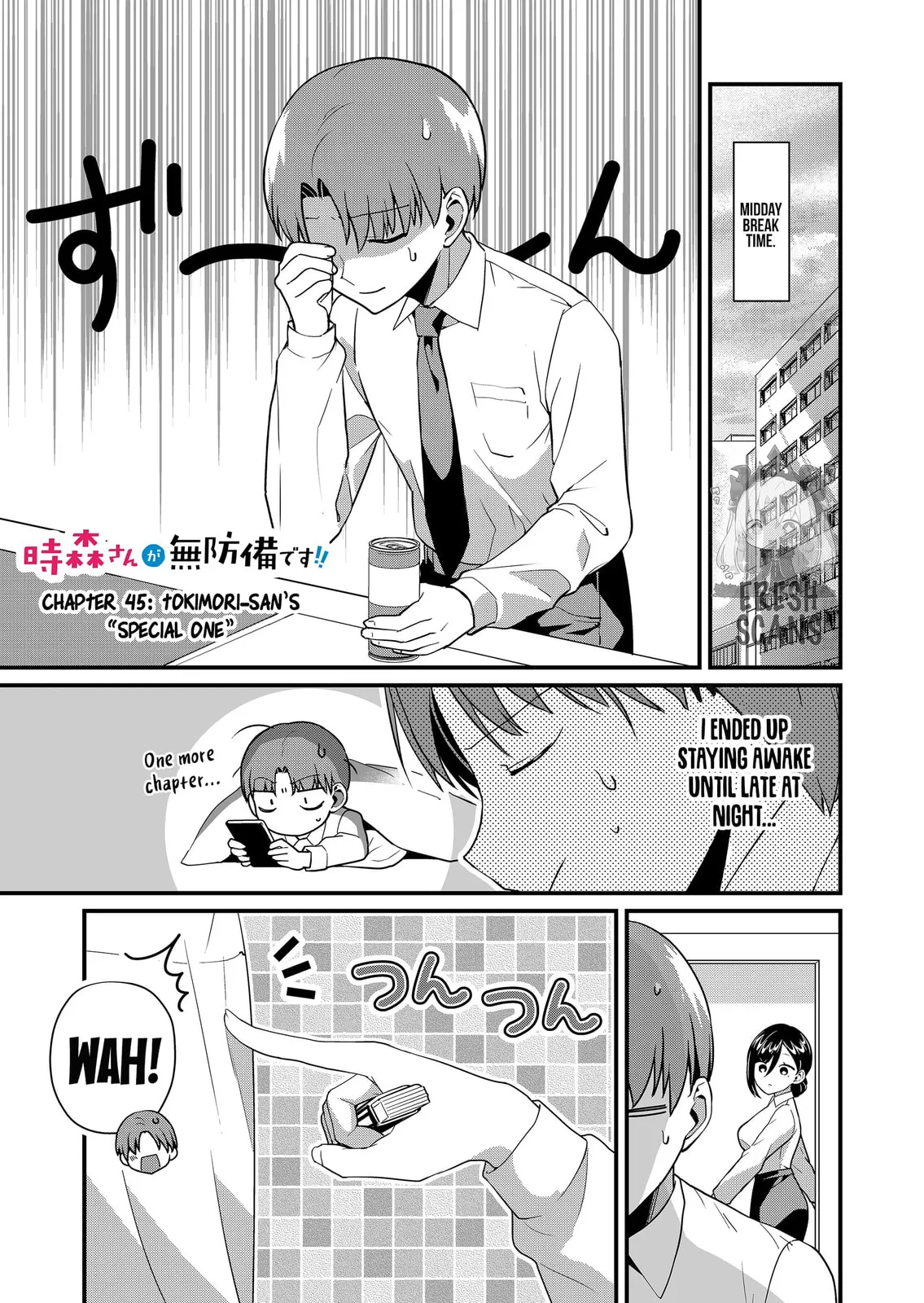 Tokimori-san Is Completely Defenseless!! - Chapter 45 - Page 1
