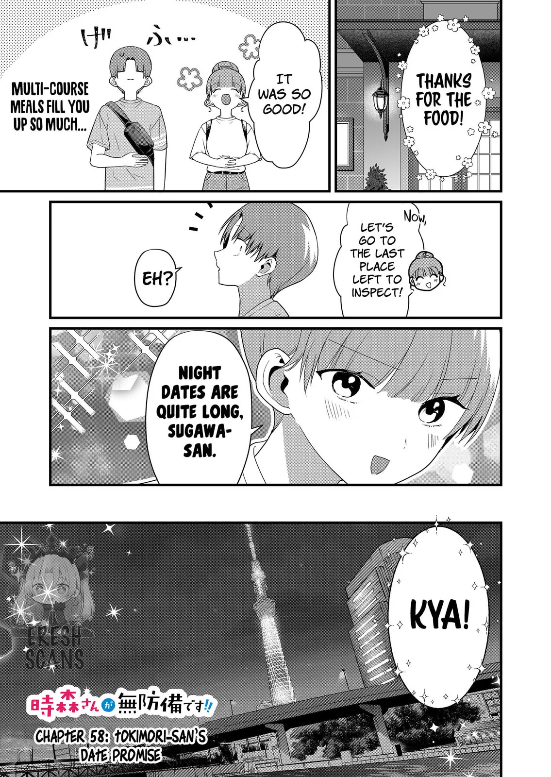 Tokimori-san Is Completely Defenseless!! - Chapter 58 - Page 1