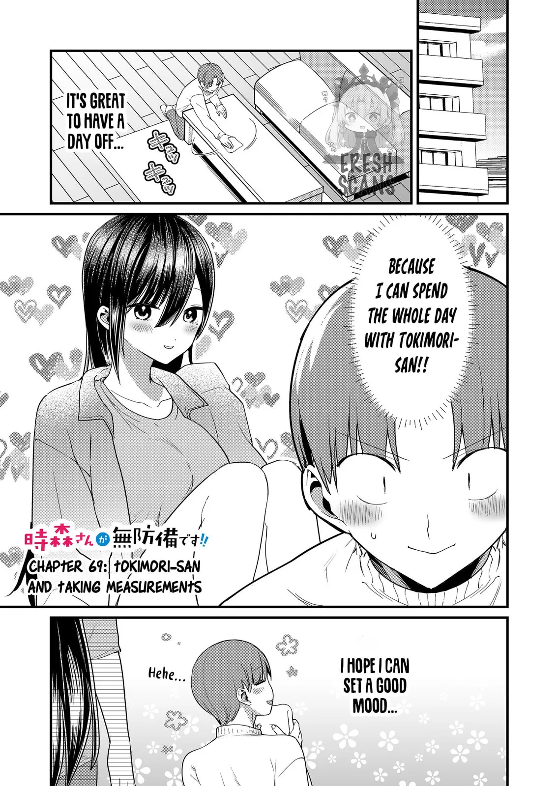 Tokimori-san Is Completely Defenseless!! - Chapter 69 - Page 1