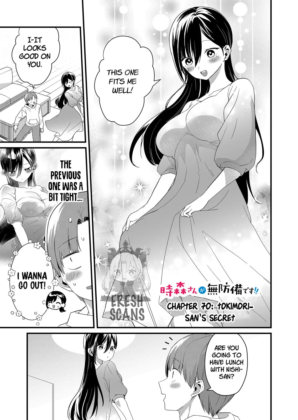 Tokimori-san Is Completely Defenseless!! - Chapter 70 - Page 1