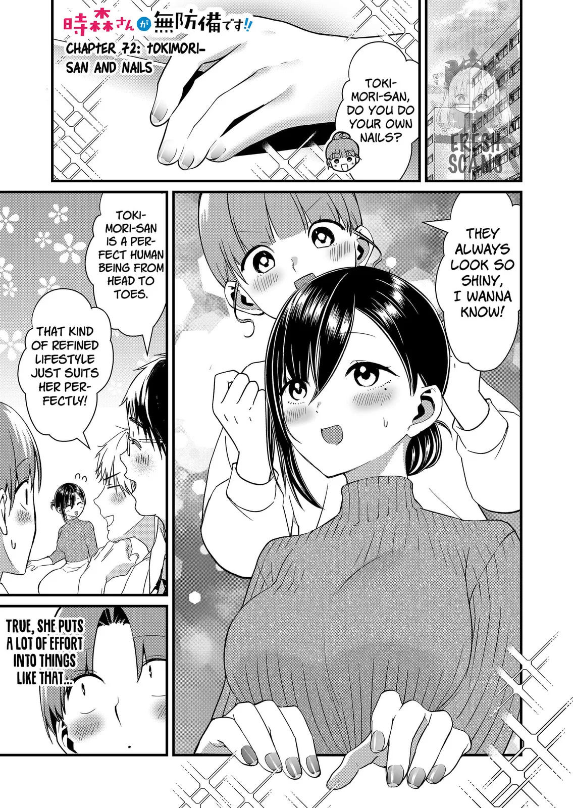 Tokimori-san Is Completely Defenseless!! - Chapter 72 - Page 1